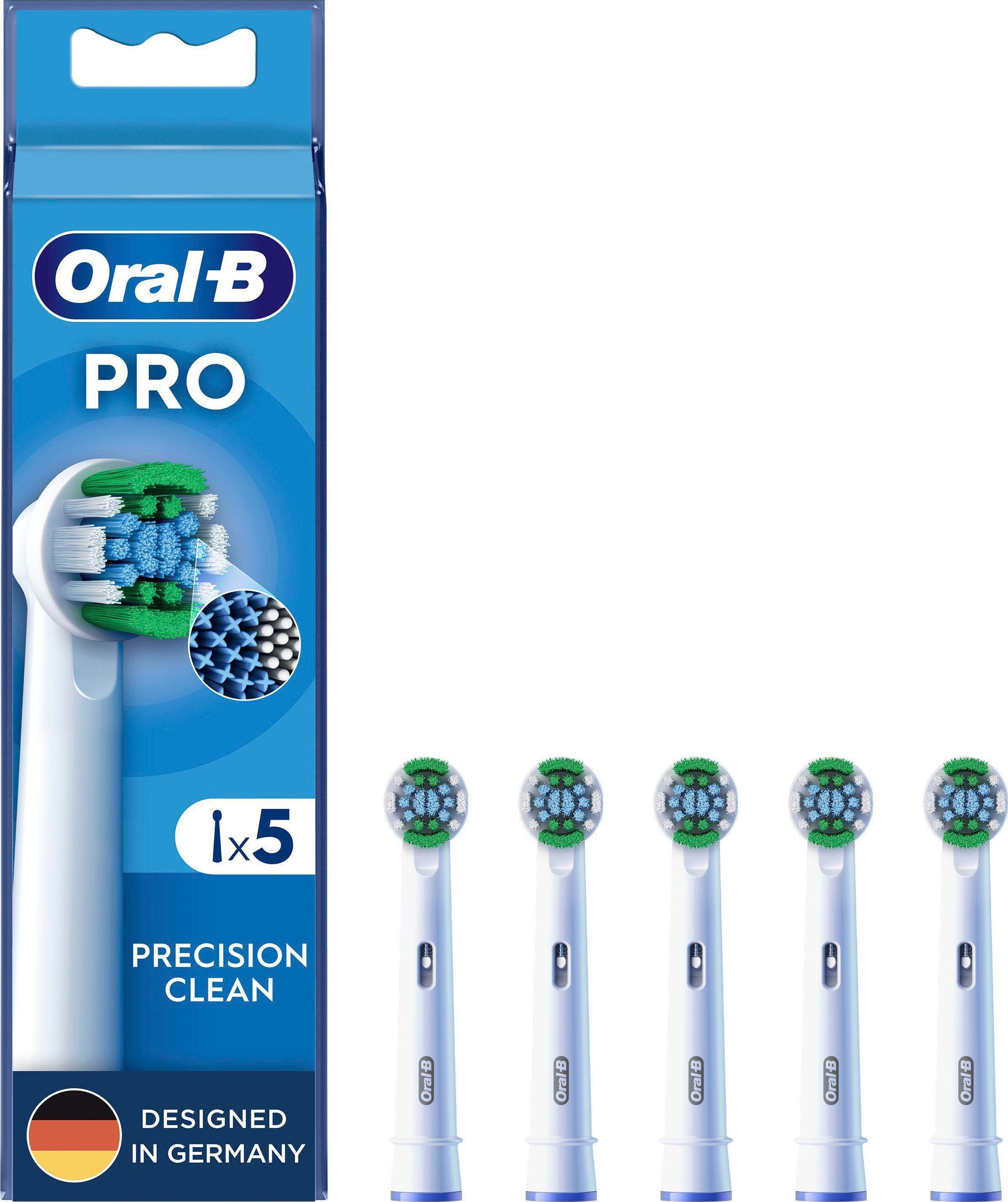 Aufsteckbürsten »Pro Precision Clean«, X-förmige Borsten