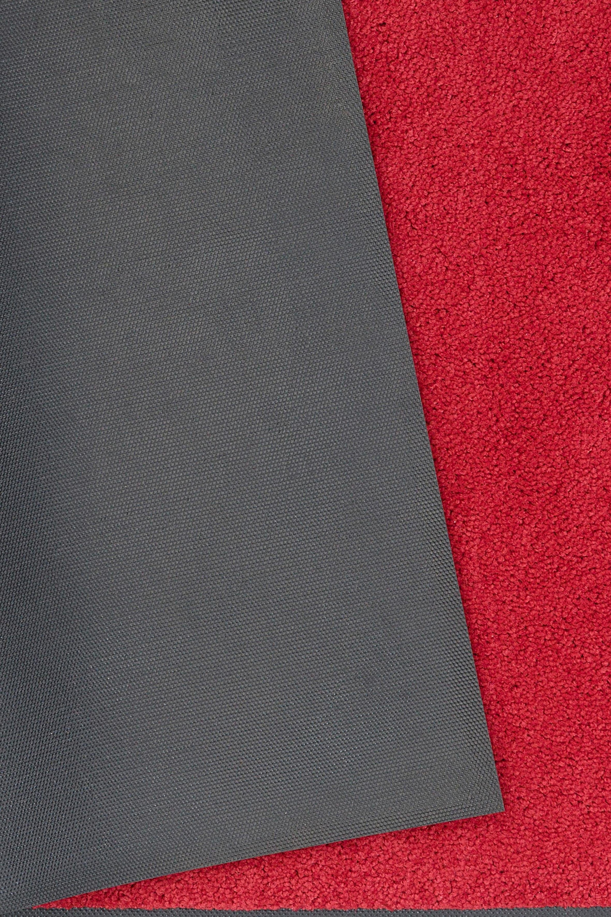 my home Fussmatte »Lavea«, rechteckig, 9 mm Höhe, Schmutzfangmatte, Uni-Farben, In- und Outdoor-Teppich, waschbar