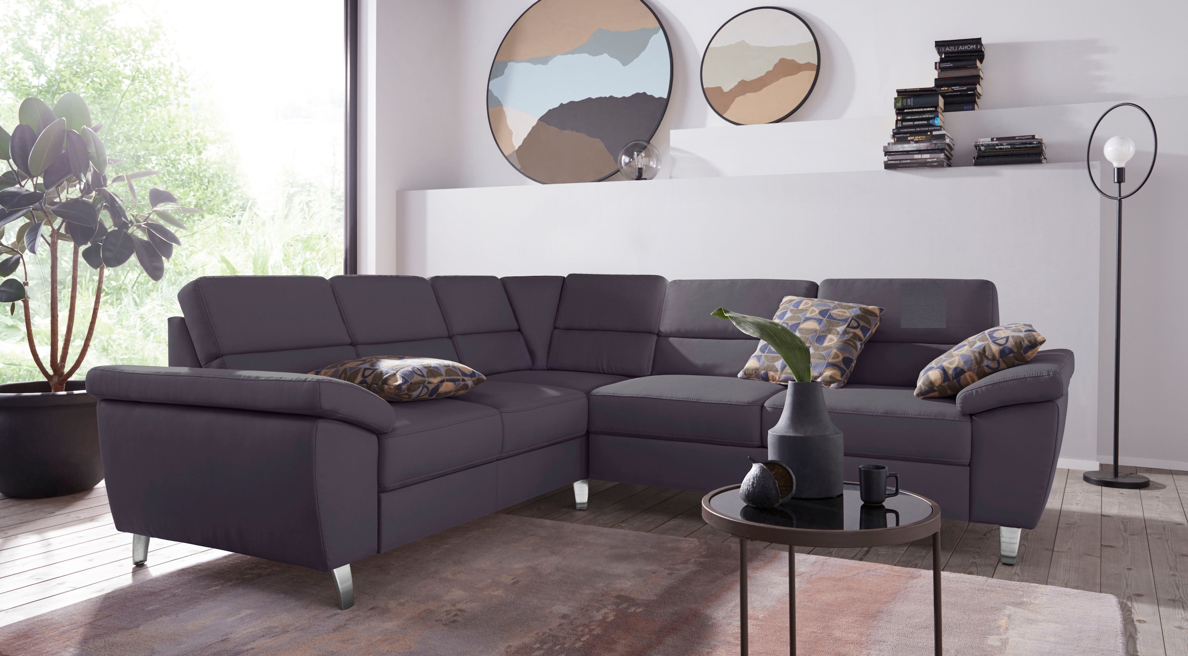sit&more Ecksofa »Sorano L-Form«, wahlweise mit Bett- und Relaxfunktion, inkl. Bettkasten