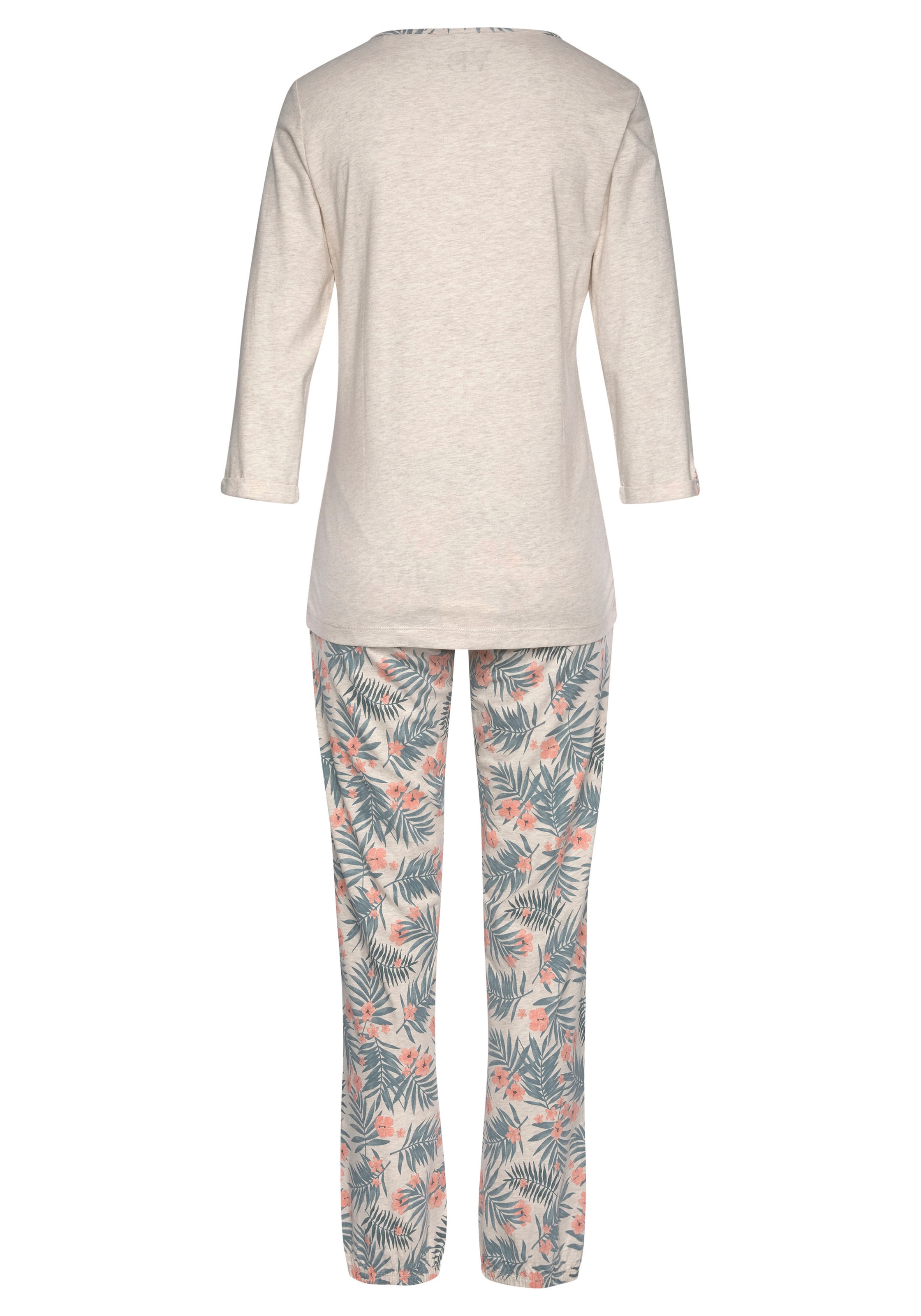 LASCANA Pyjama, Schweiz Jelmoli-Versand (2 bei tlg., bestellen mit Stück), 1 gemusterter online Hose