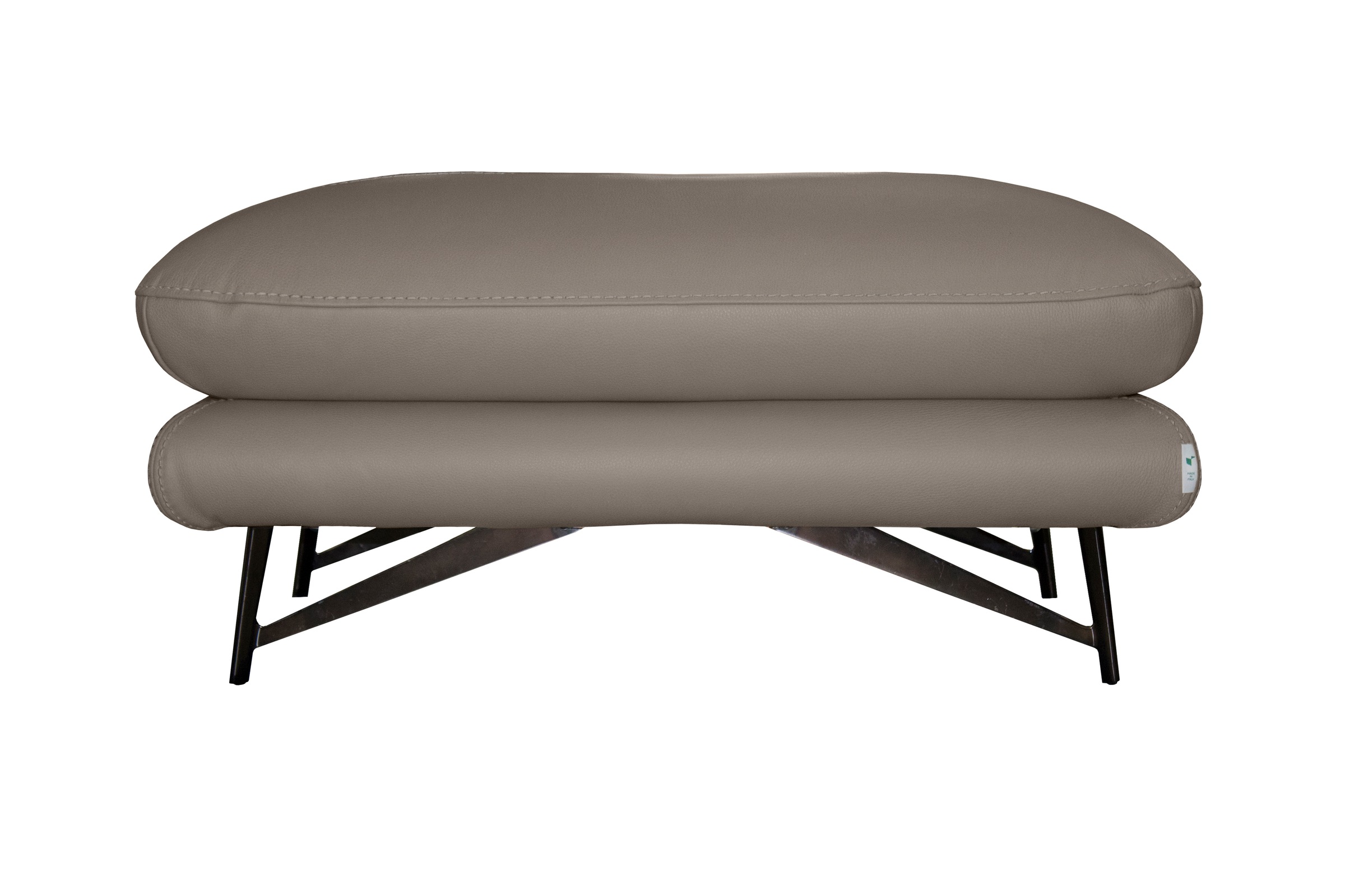 CALIA ITALIA Hocker »Cezanne, italienisches Design trifft erstklassigen Sitzkomfort, Leder«, Designhocker in besonders langlebigen & pflegeleichten Lederarten