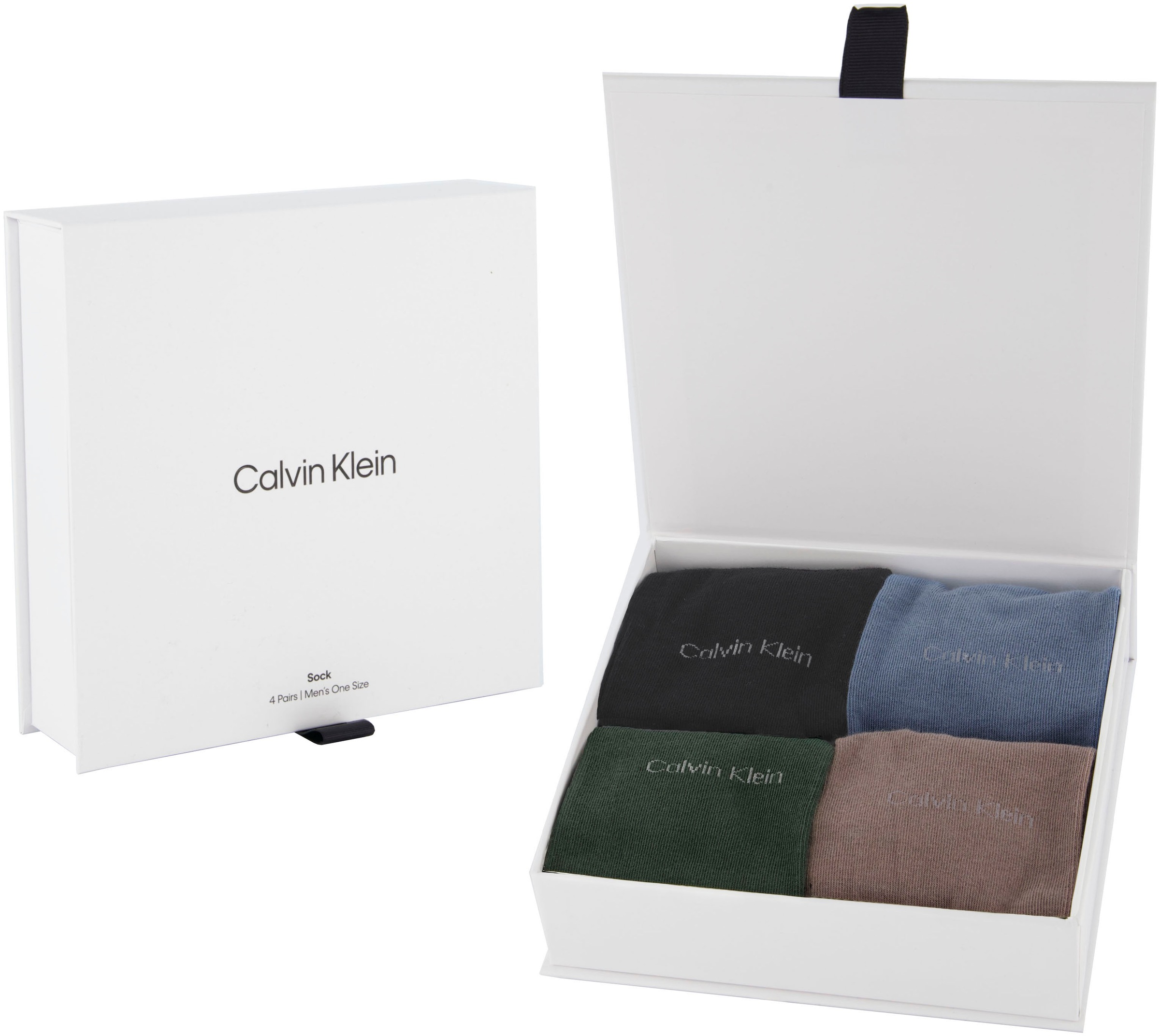 Calvin Klein Socken 4 Stk. tlg. ideal zum Verschenken, mit Geschenkbox
