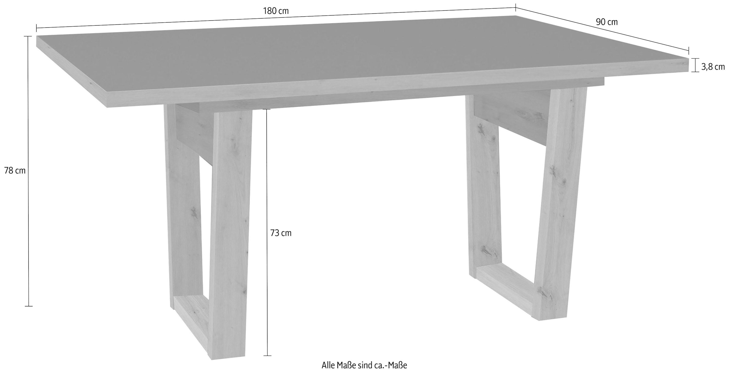 Mäusbacher Esstisch »Frame«, Breite 180 cm online bestellen |  Jelmoli-Versand | Esstische