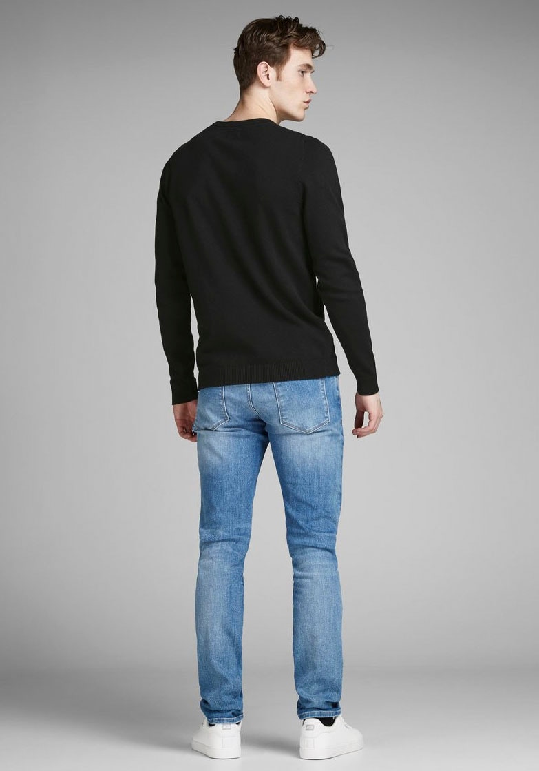 Jack & Jones Rundhalspullover »BASIC KNIT CREW NECK«