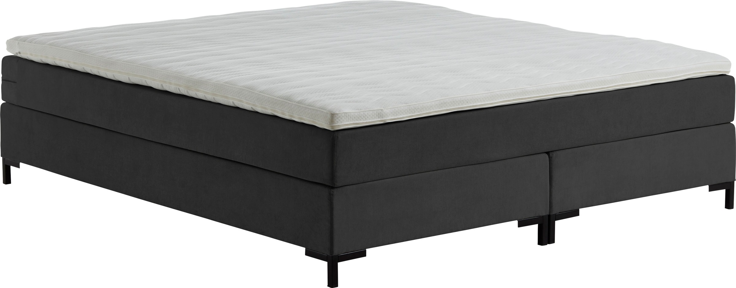 ATLANTIC home collection Boxspringbett "Romy" ohne Kopfteil, frei im Raum stellbar