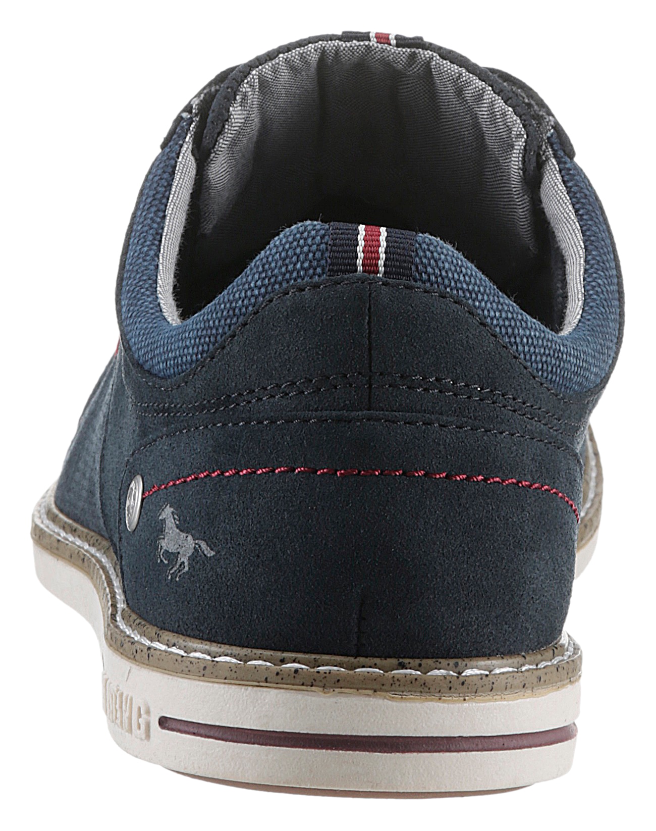 Mustang Shoes Schnürschuh, Freizeitschuh, Halbschuh, Schnürschuh mit Perforation