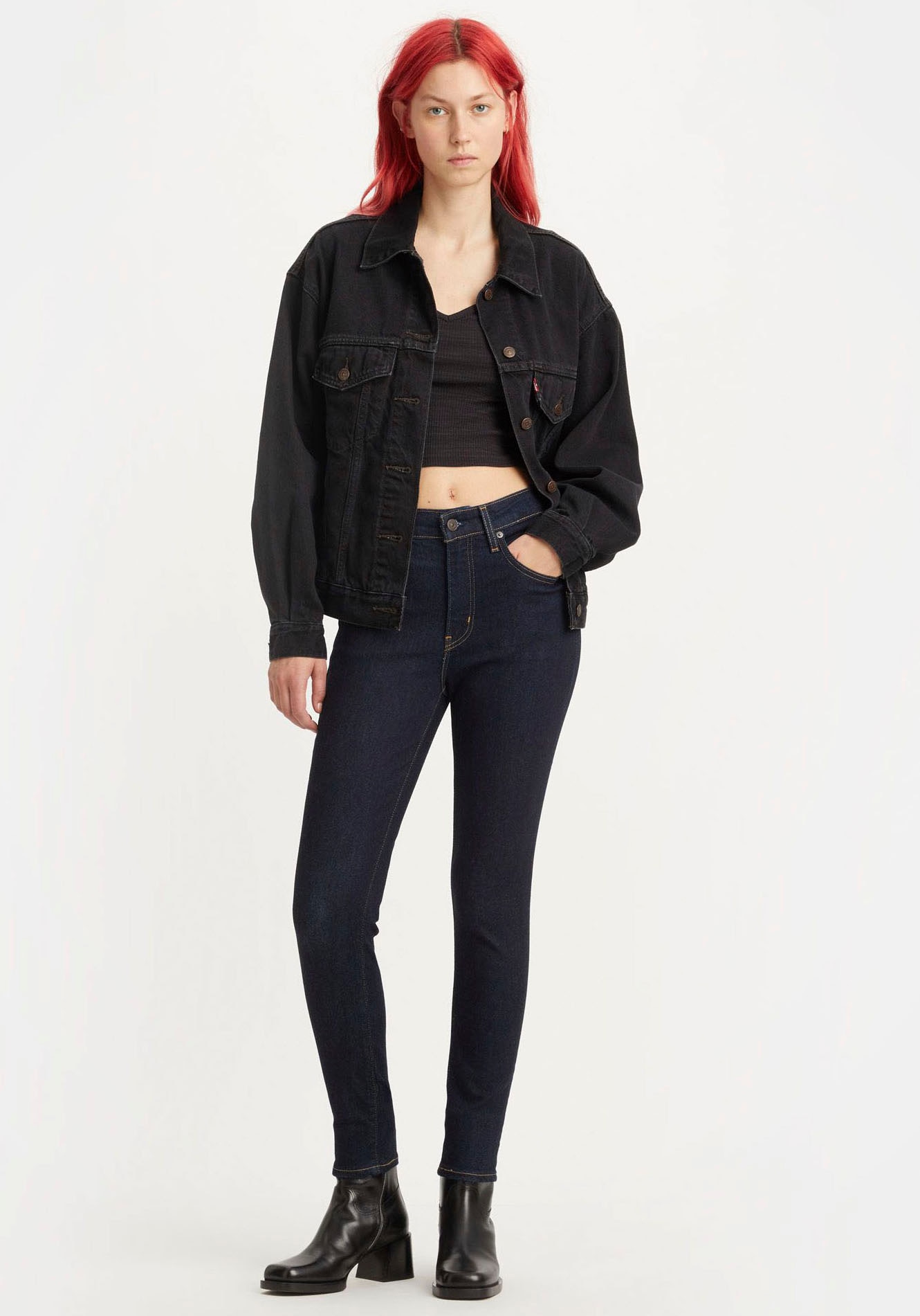 Levi's® Skinny-fit-Jeans »721 High rise skinny«, mit hohem Bund