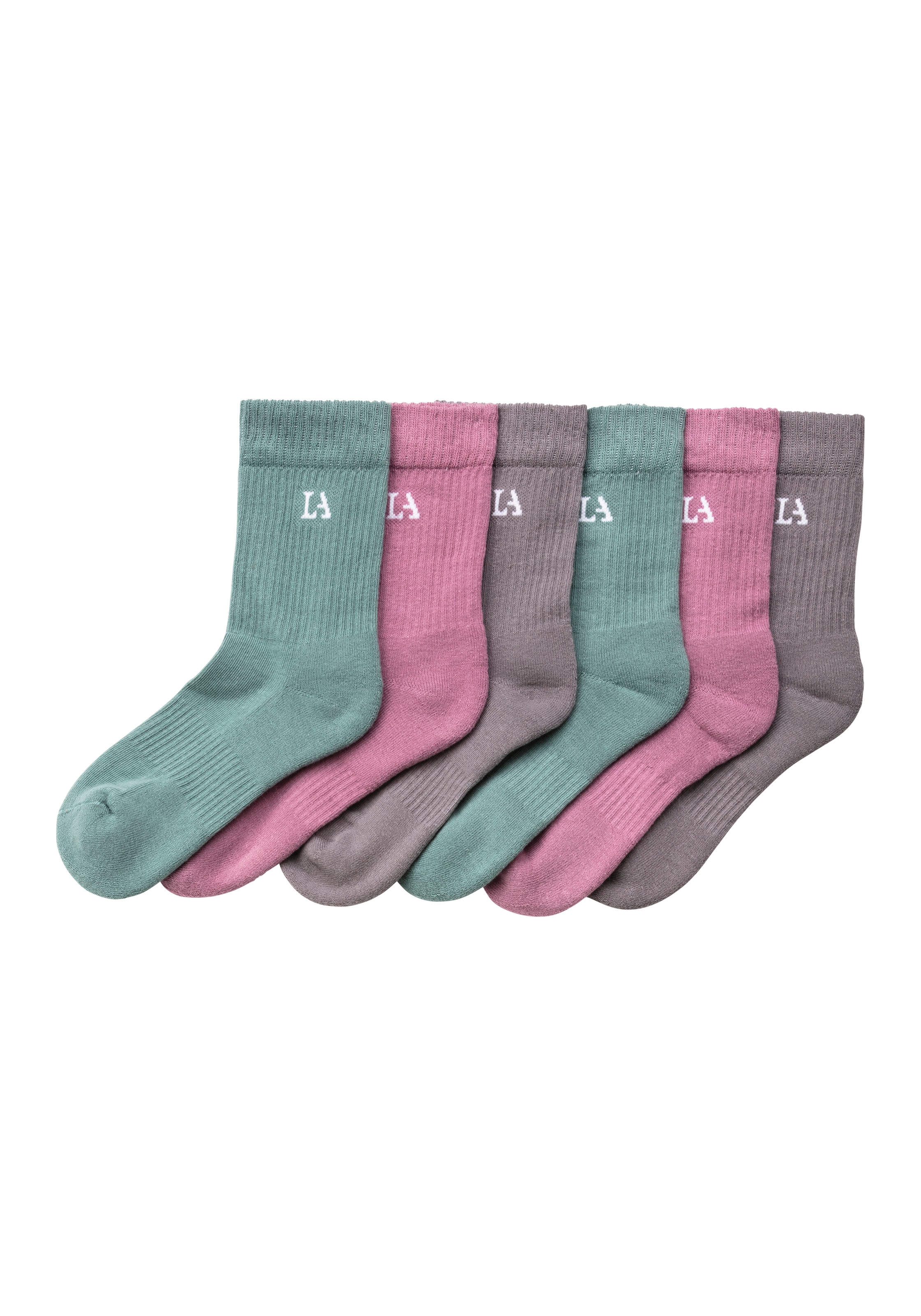 LASCANA ACTIVE Tennissocken, (Packung), mit Frotteé