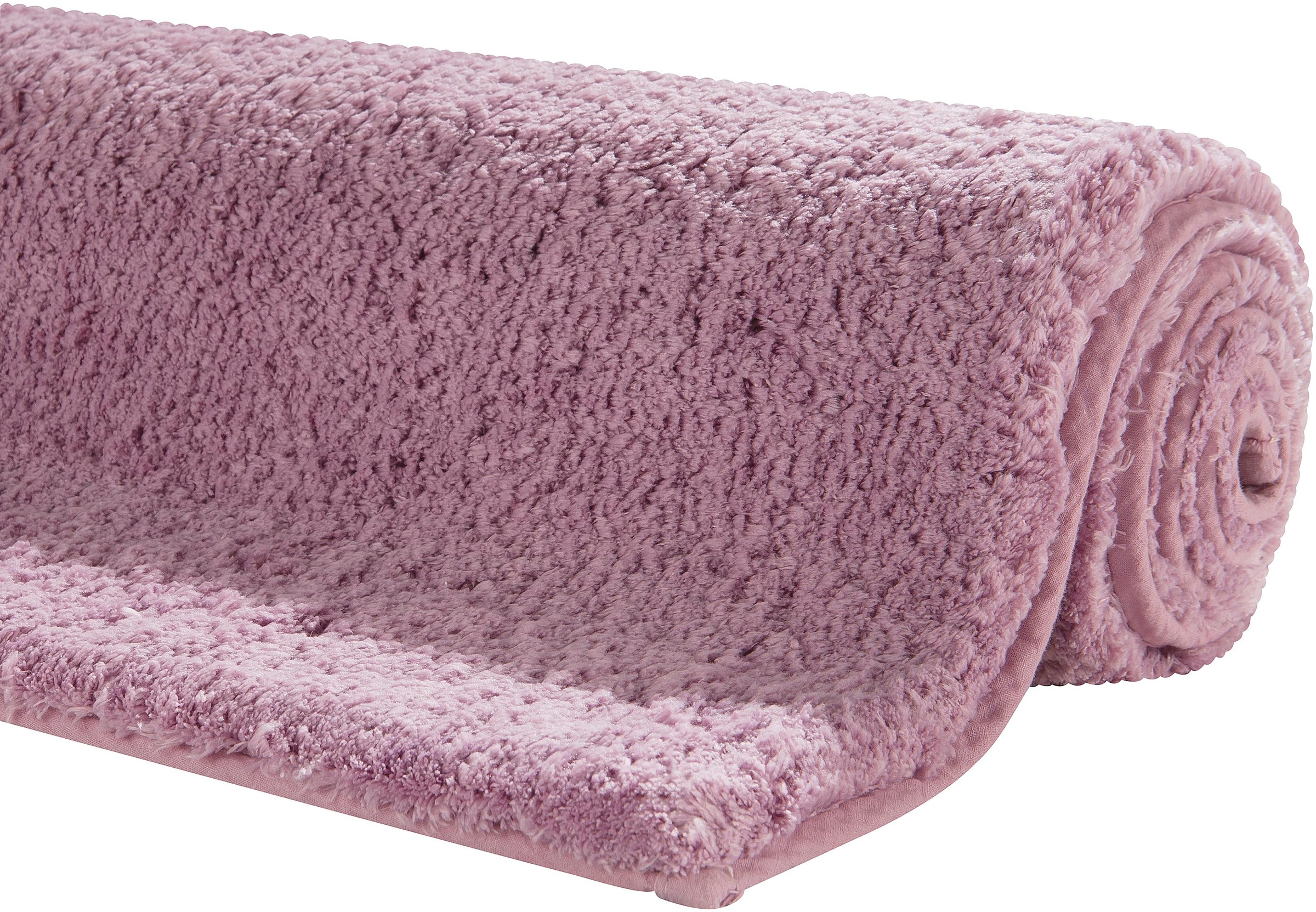 my home Badematte »Jos, Badvorleger, Badezimmer Teppich«, rutschhemmend beschichtet, fussbodenheizungsgeeignet-schnell trocknend, Badematten in Pastell-Farben, Badteppich als 3 teiliges Set erhältlich