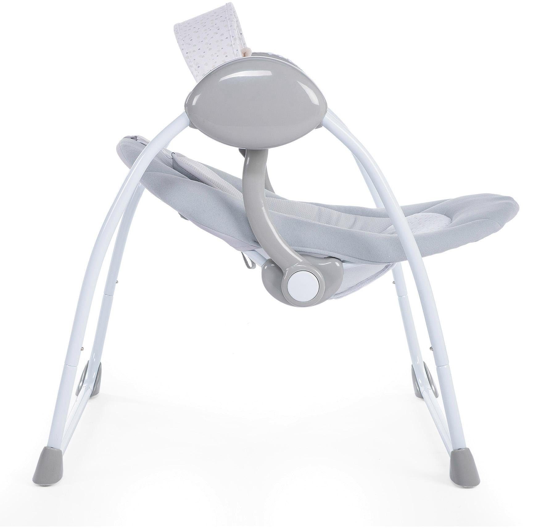 Chicco Babyschaukel »Relax & Play, Cool Grey«, bis 9 kg, elektrisch