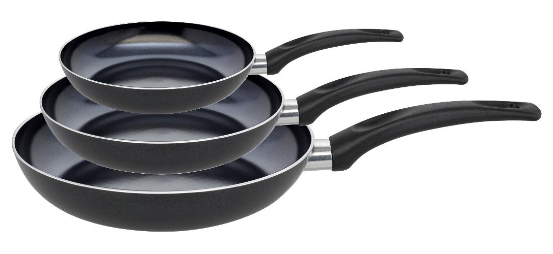 Elo - Basic Elo Basic Pfannen-Set »Prima Cucina 3 teilig«, Aluminium, (Set, 3 tlg., je 1 Pfanne Ø...