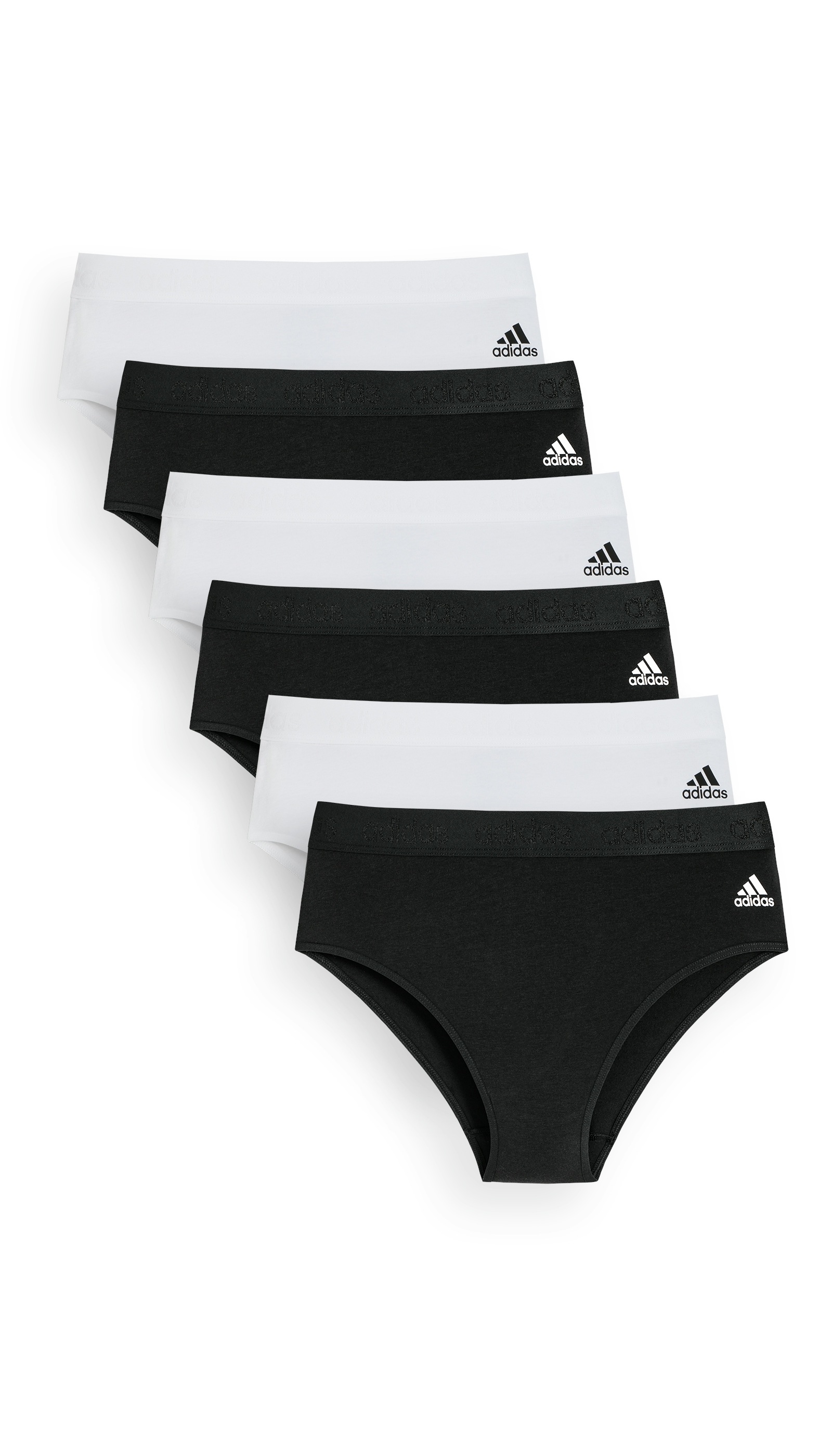 adidas Sportswear Bikinislip »Sport Cotton Logo« 6er Pack, mit verbesserter Atmungsaktivität