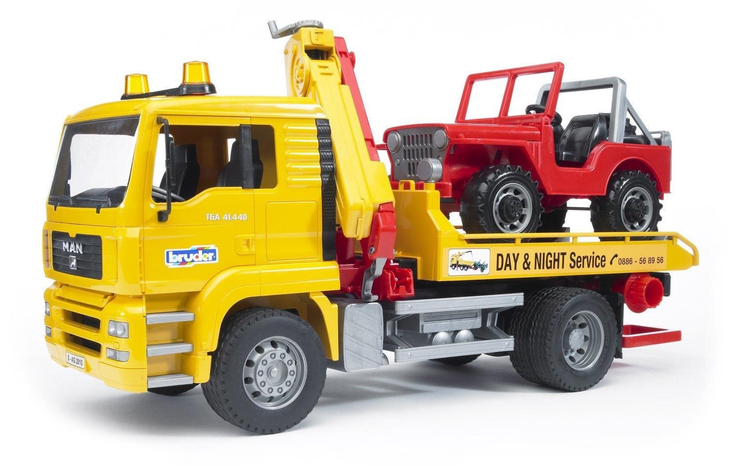 Bruder® Spielzeug-Abschlepper »Lastwagen MAN TGA Abschlepp-LKW«