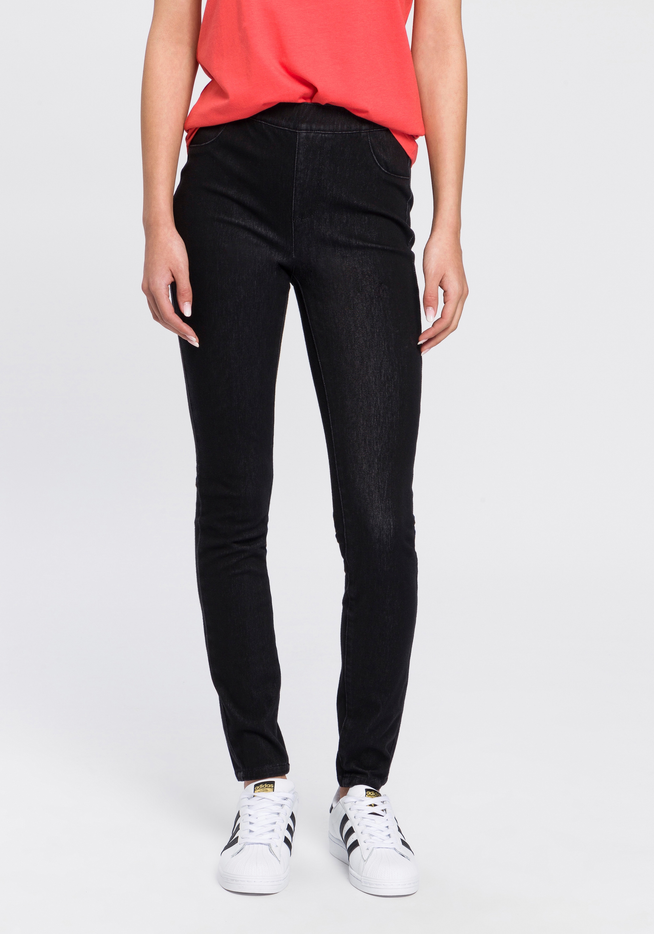 Arizona Jogg Pants »High Waist«, in Denim-Optik online bestellen bei  Jelmoli-Versand Schweiz | Skinny Jeans