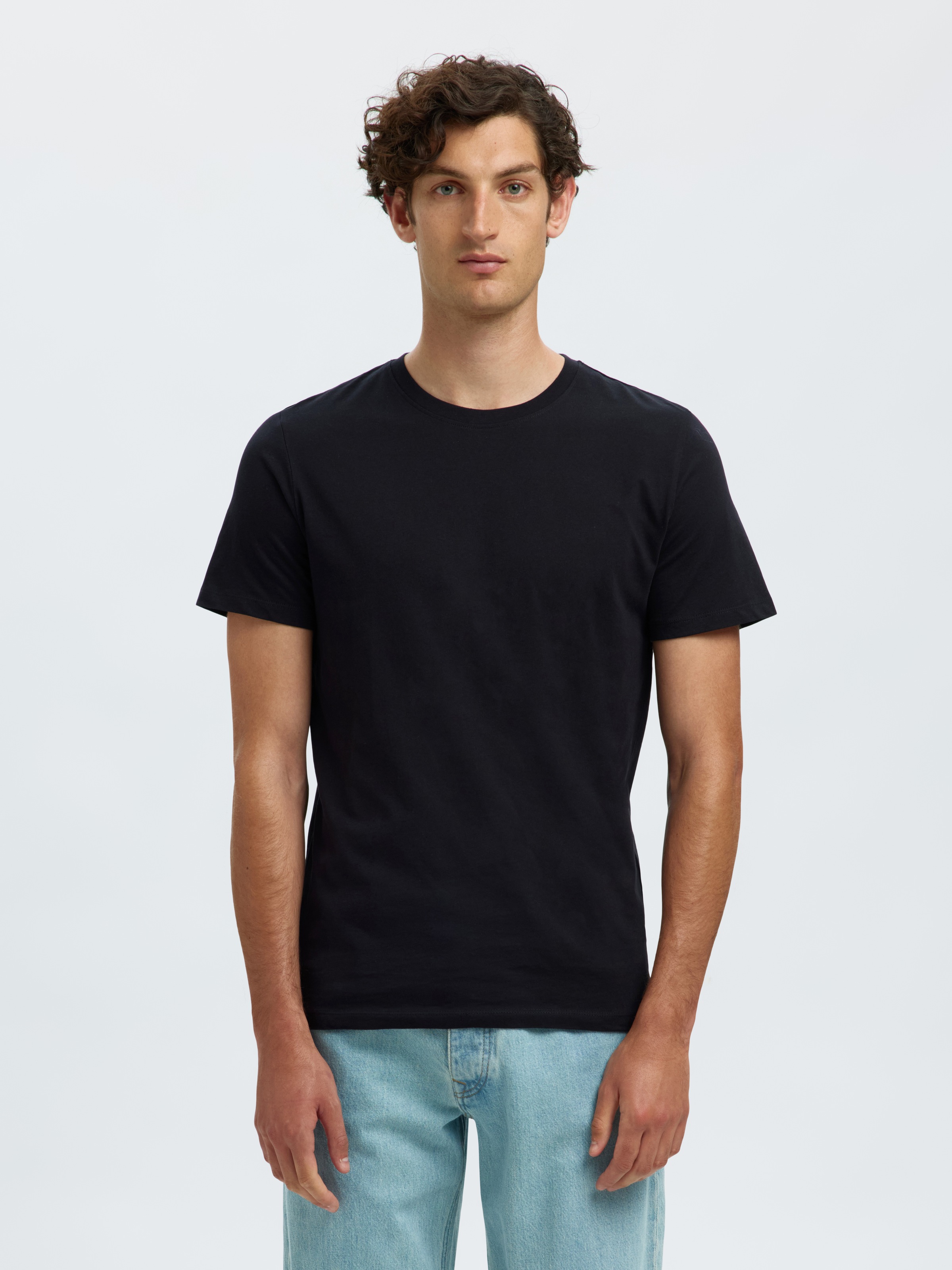 SELECTED HOMME Rundhalsshirt »SLHCORMAC SS O-NECK TEE 5 PACK NOOS«, (Packung, 5 tlg.)