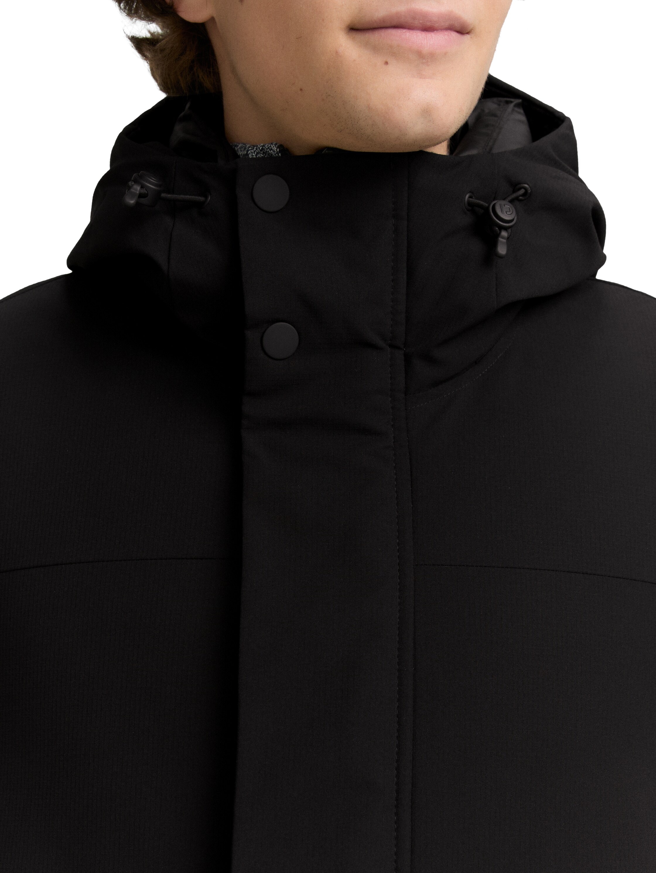 TOM TAILOR Denim Parka, mit Kapuze, mit wasserabweisender Funktion