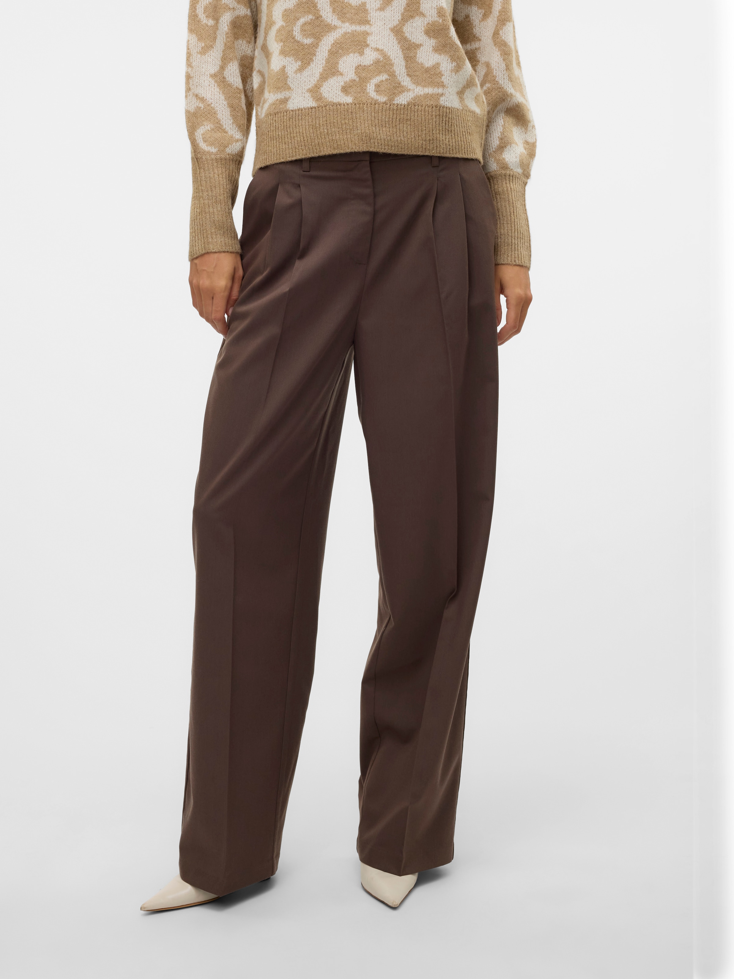 Vero Moda Anzughose »VMNILA MW LOOSE DAD PANT NOOS«