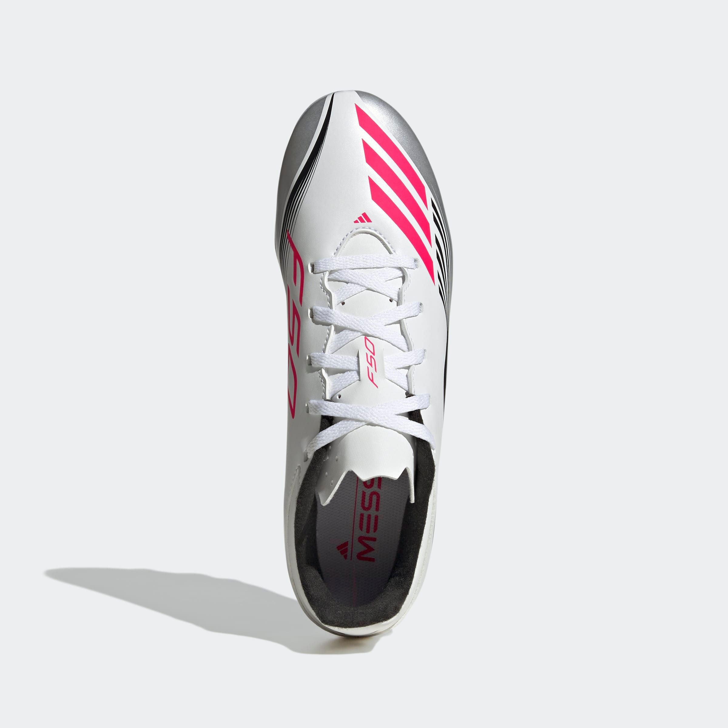 adidas Performance Fussballschuh »F50 MESSI CLUB FÜR HART- UND ASCHENPLÄTZE«, geeignet für Rasen- und Kunstrasenplätze