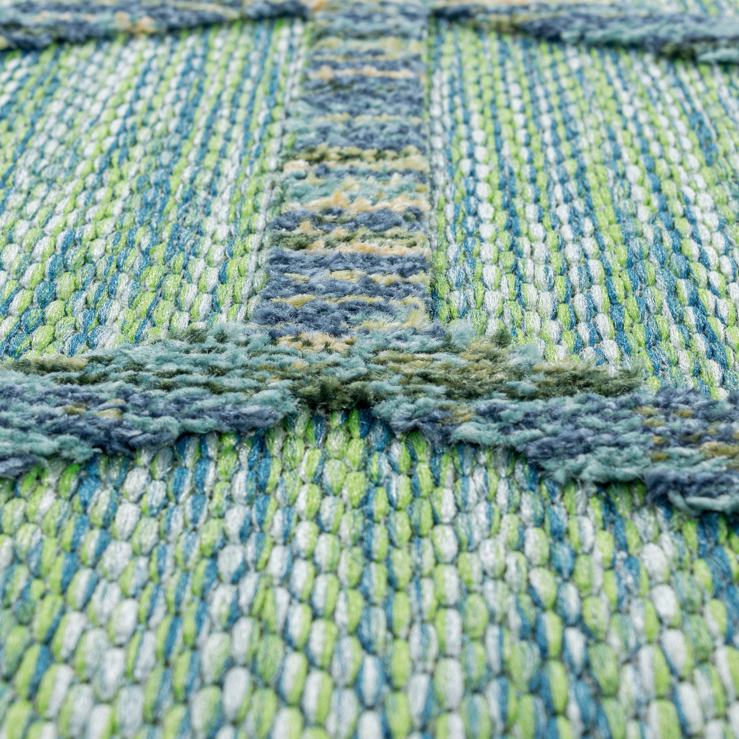 Ayyildiz Teppiche Teppich »BAHAMA 5151«, rechteckig, 8 mm Höhe, Läufer, Flachflor mit Hoch-Tief-Struktur, In-und Outdoor geeignet
