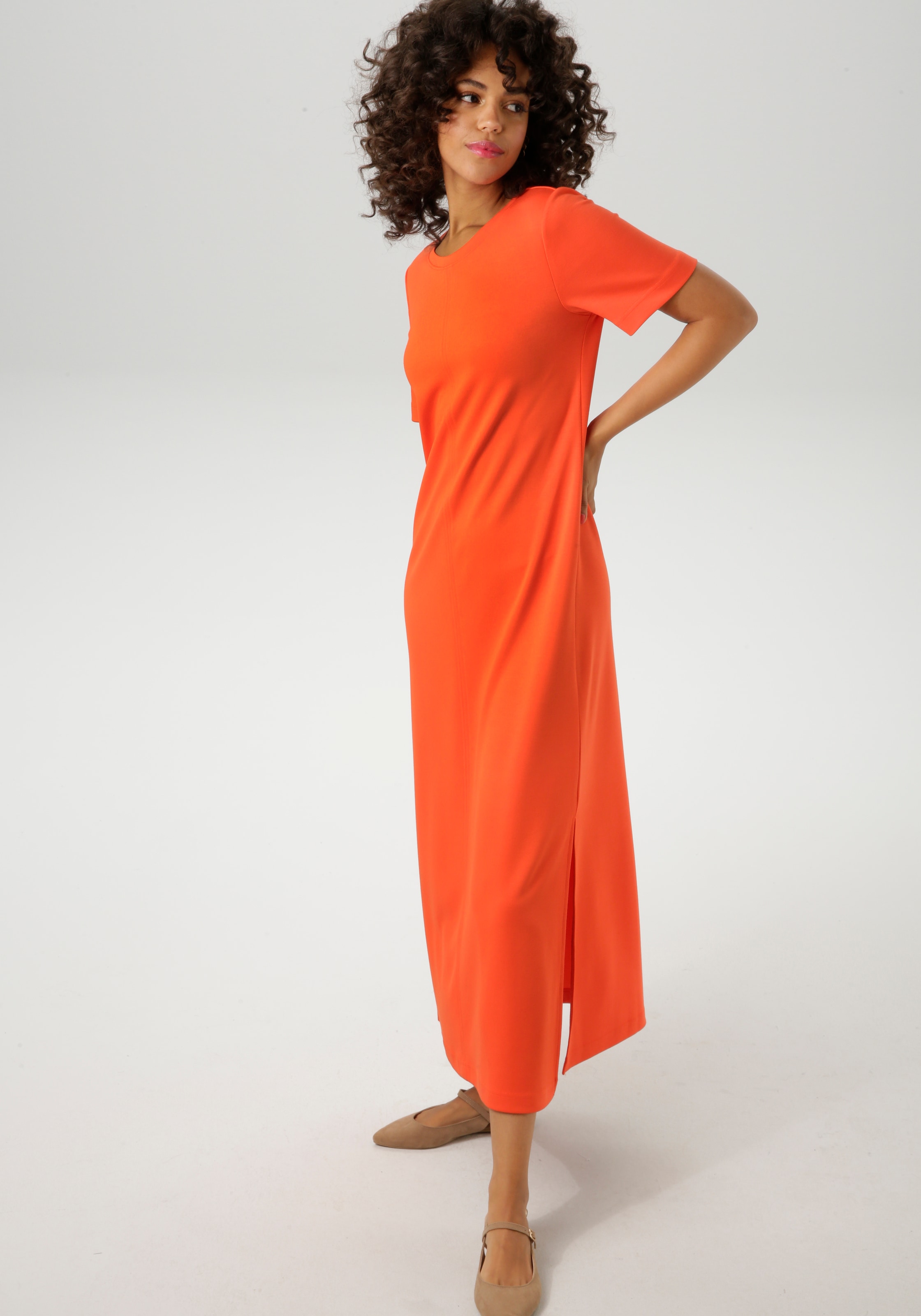 Aniston CASUAL Maxikleid, mit Seitenschlitzen