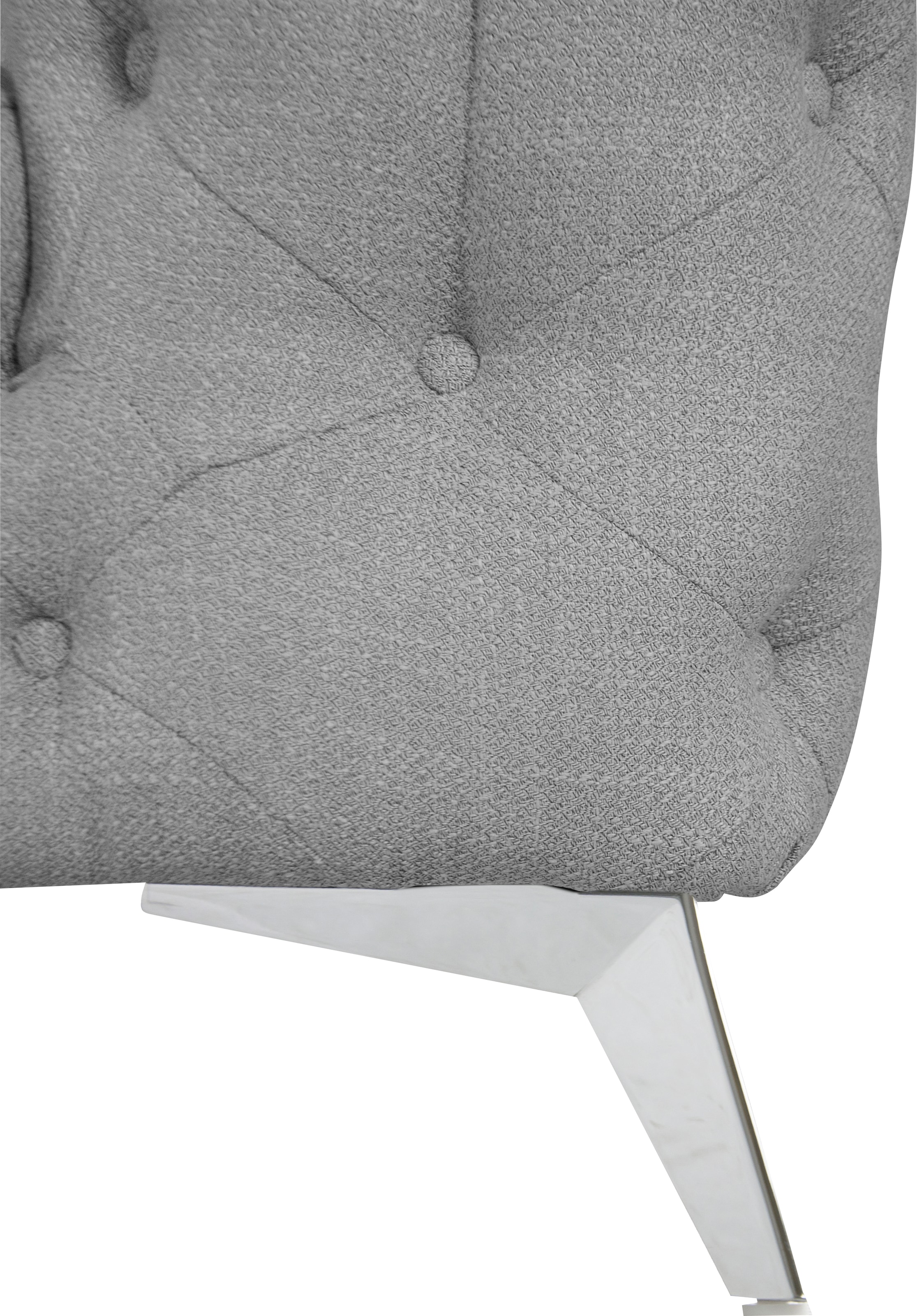 Leonique Chesterfield-Sessel »Glynis Sessel«, aufwändige Knopfheftung, moderne Chesterfield Optik, Fussfarbe wählbar