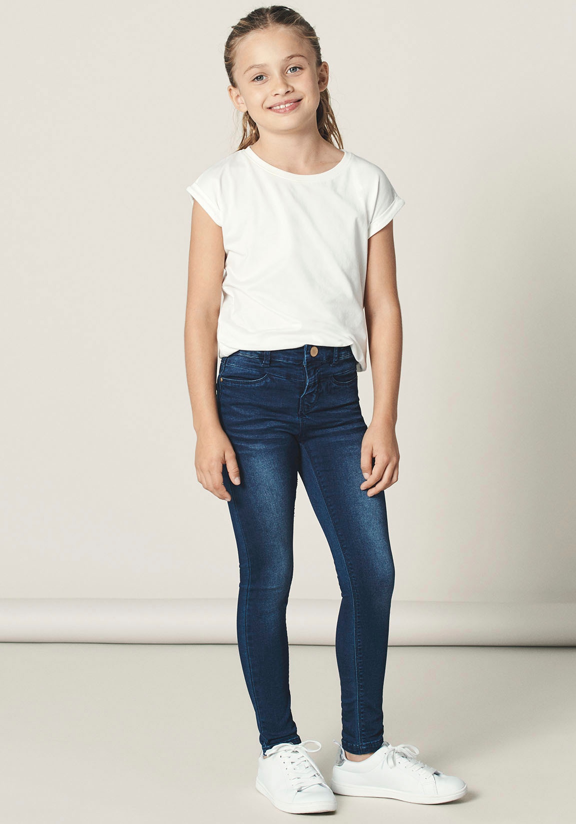 Stretch-Jeans »NKFPOLLY«, in schmaler Passform