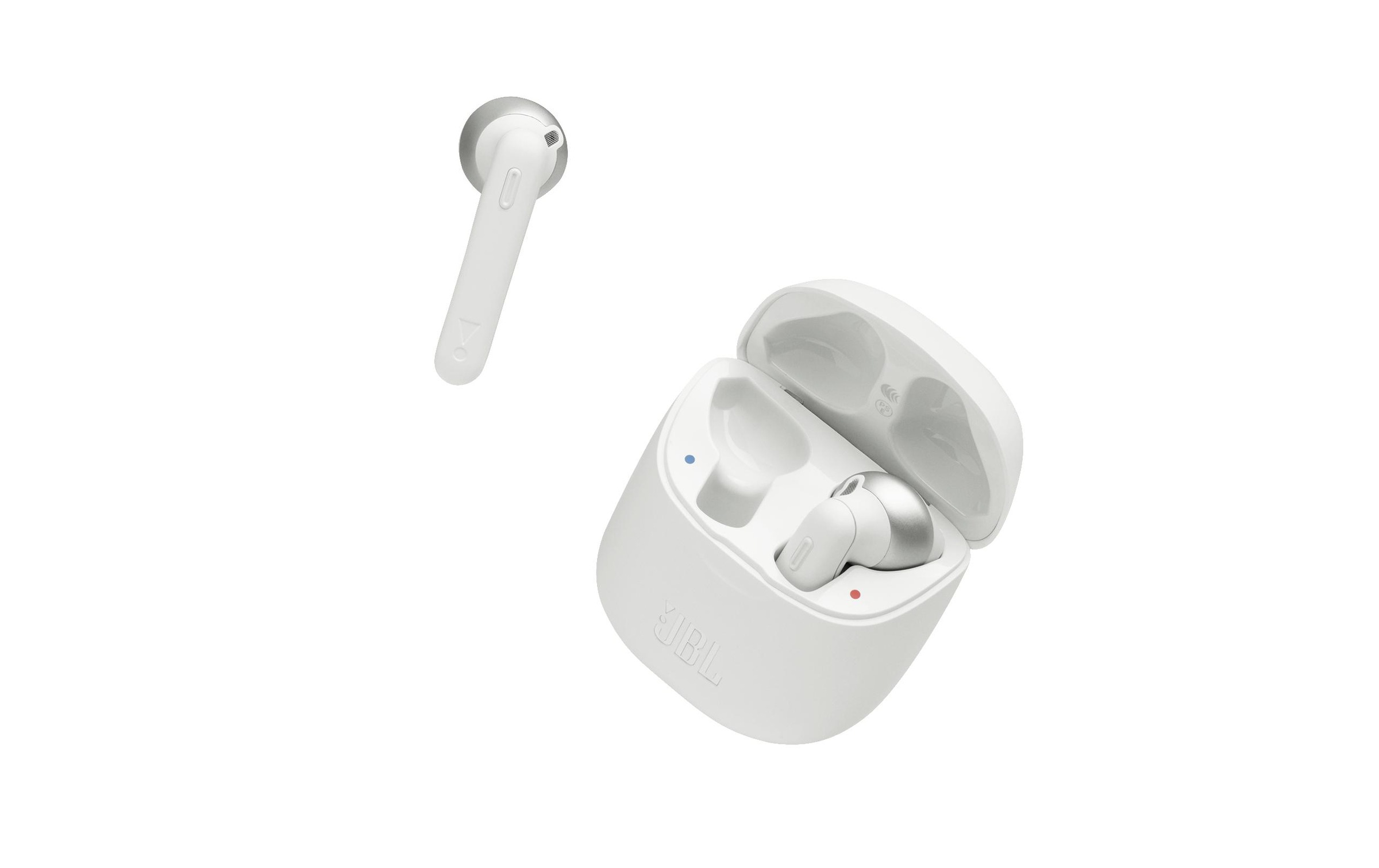 JBL wireless In-Ear-Kopfhörer »TUNE 220TWS Weiss«, True Wireless