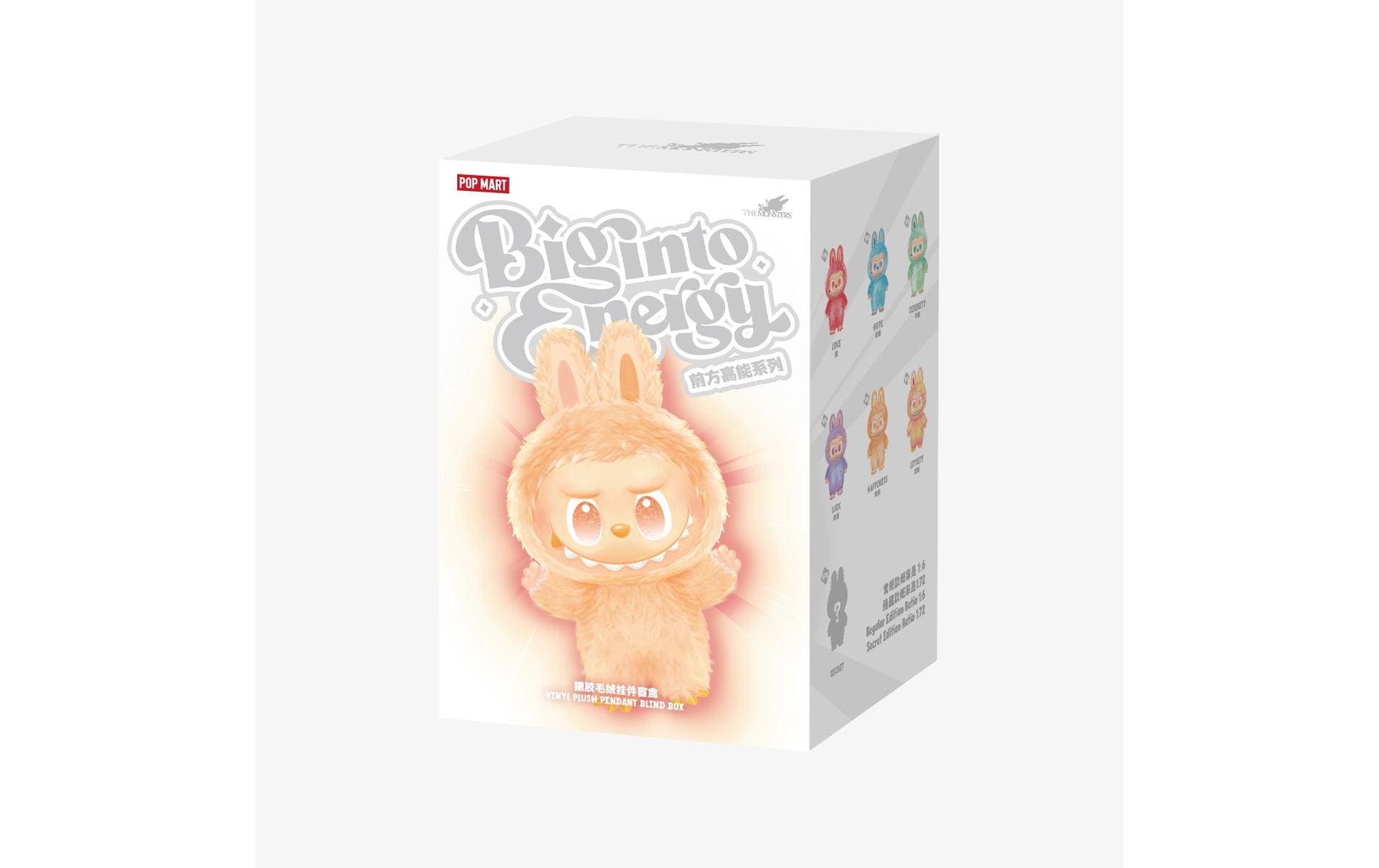 nicht definiert Plüschfigur »Pop Mart Plüsch-Anhänger Labubu «Big Into Energy» Blind Box Display«