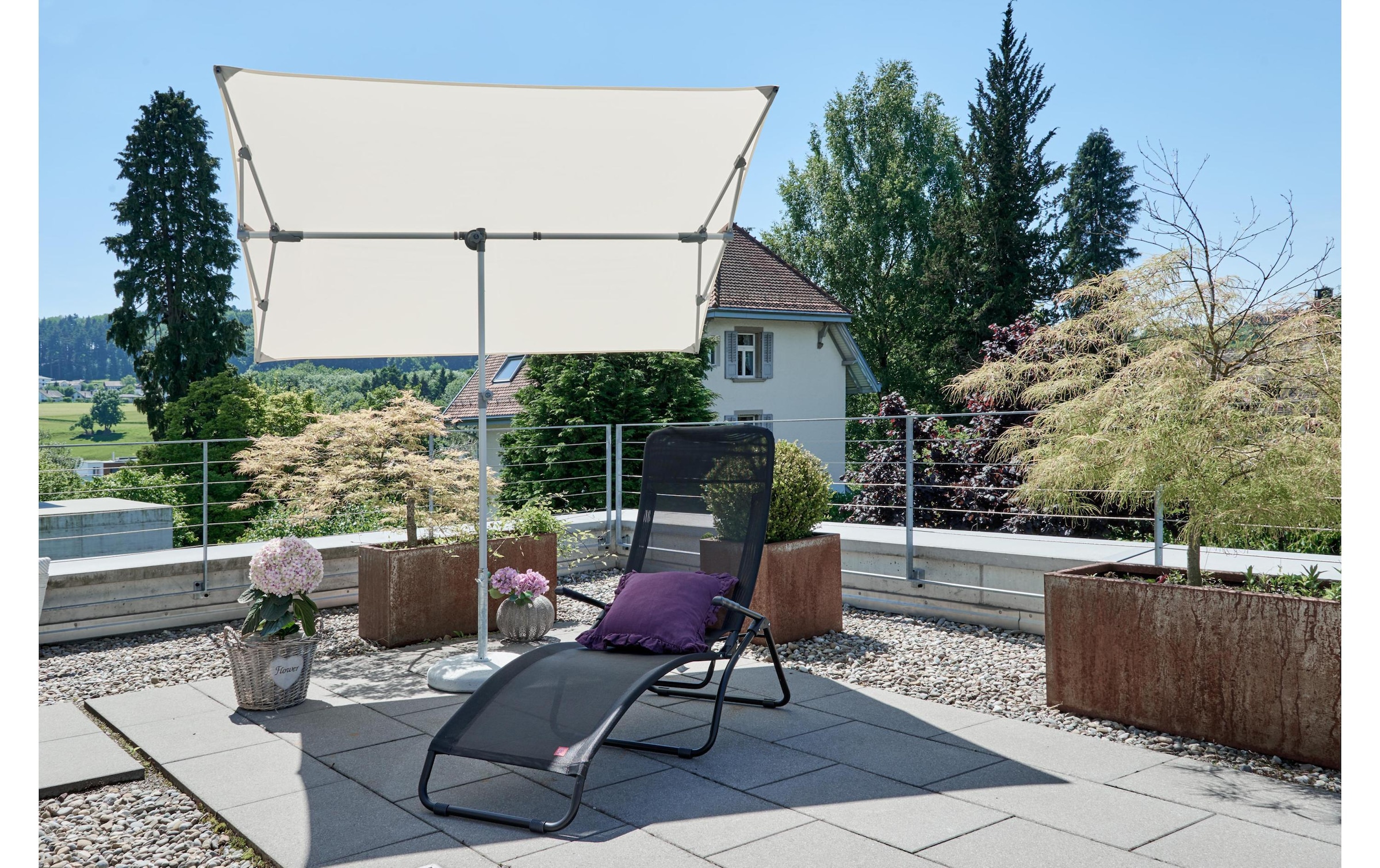 Sonnenschirm »Suncomfort by Glatz Flex-Roof 210 x 150 cm«