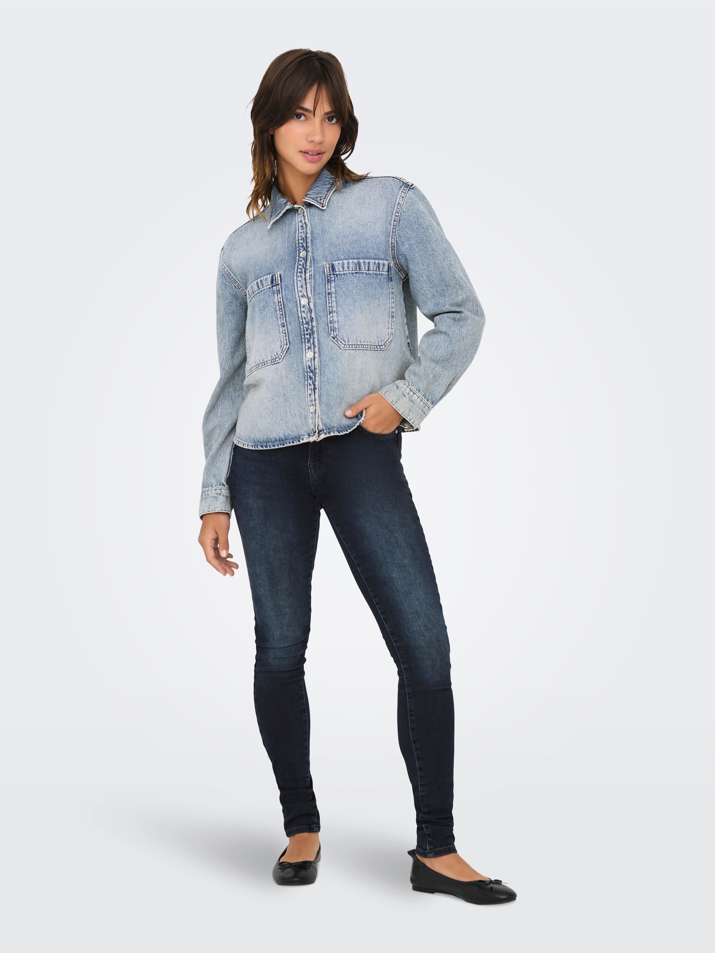 ONLY Skinny-fit-Jeans »ONLFOREVER HIGH HW SK DNM REA192«