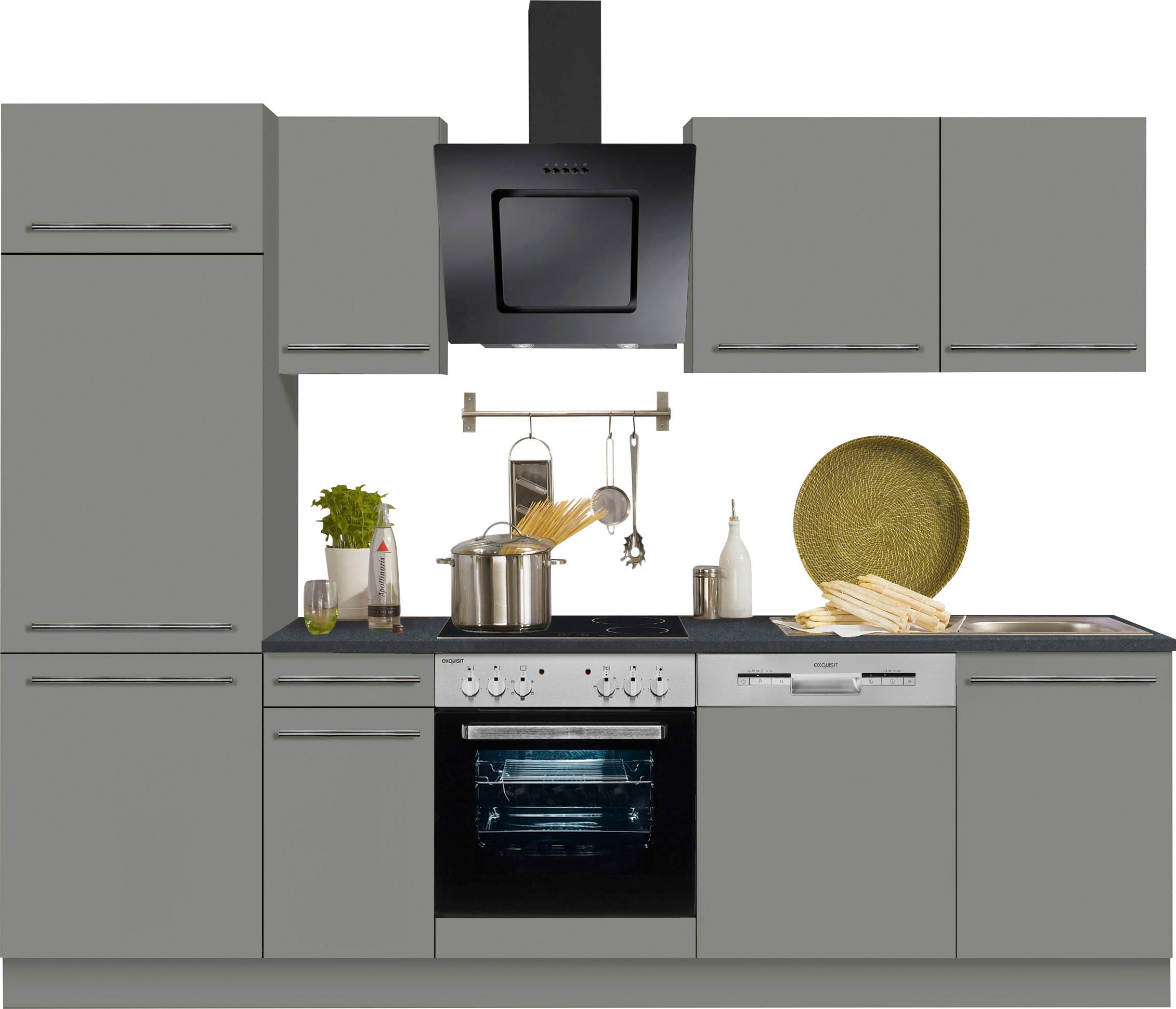 ❤ OPTIFIT Küchenzeile »Bern«, Breite 270 cm, gedämpfte Türen, wahlweise mit  E-Geräten ordern im Jelmoli-Online Shop