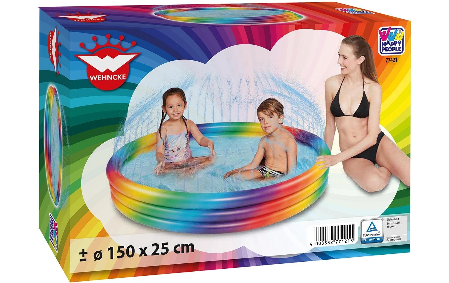 Happy People Planschbecken »Rainbow mit Sprinkler«