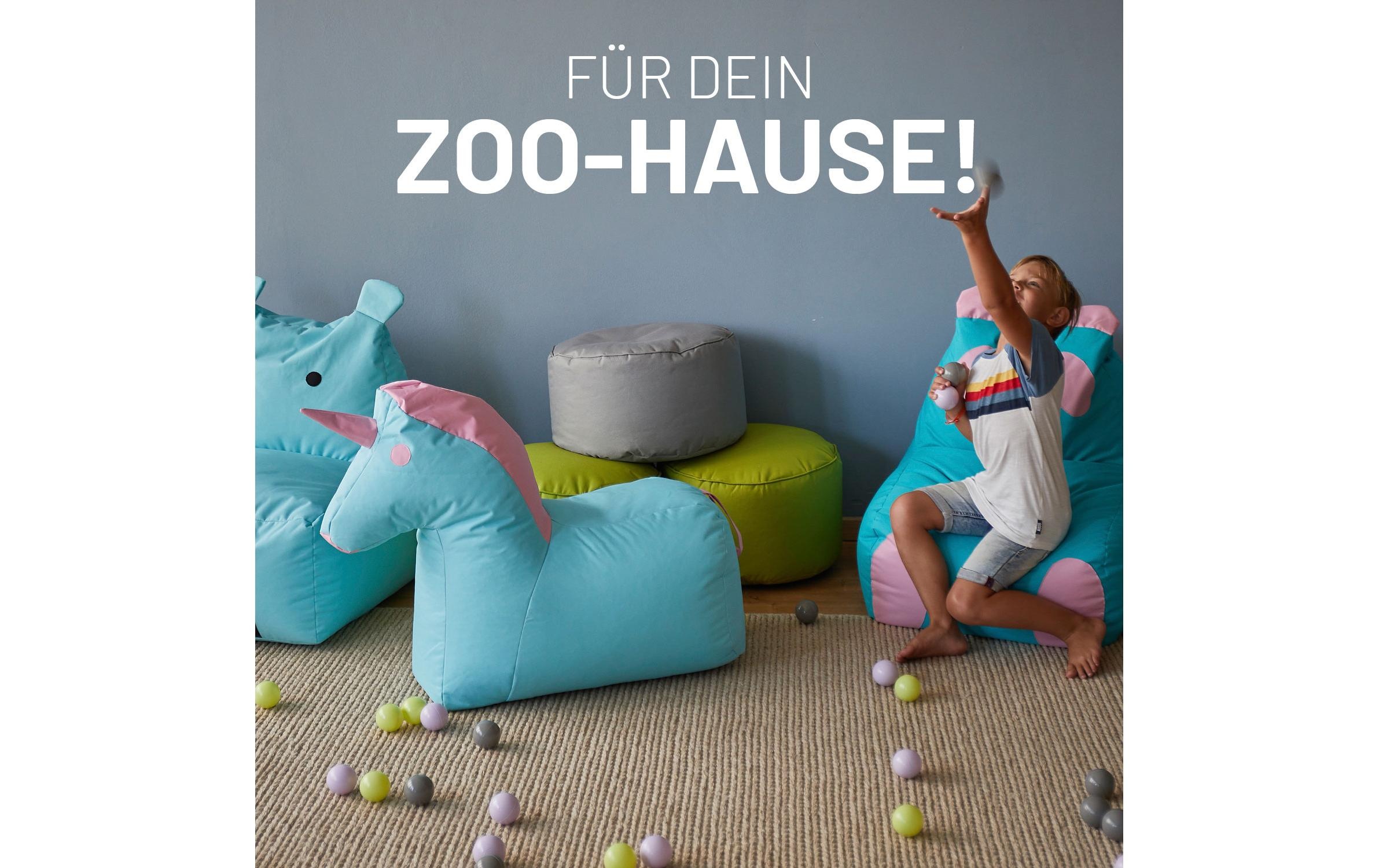 Lumaland Sitzsack »Einhorn 120 L, 75 x 65 cm«