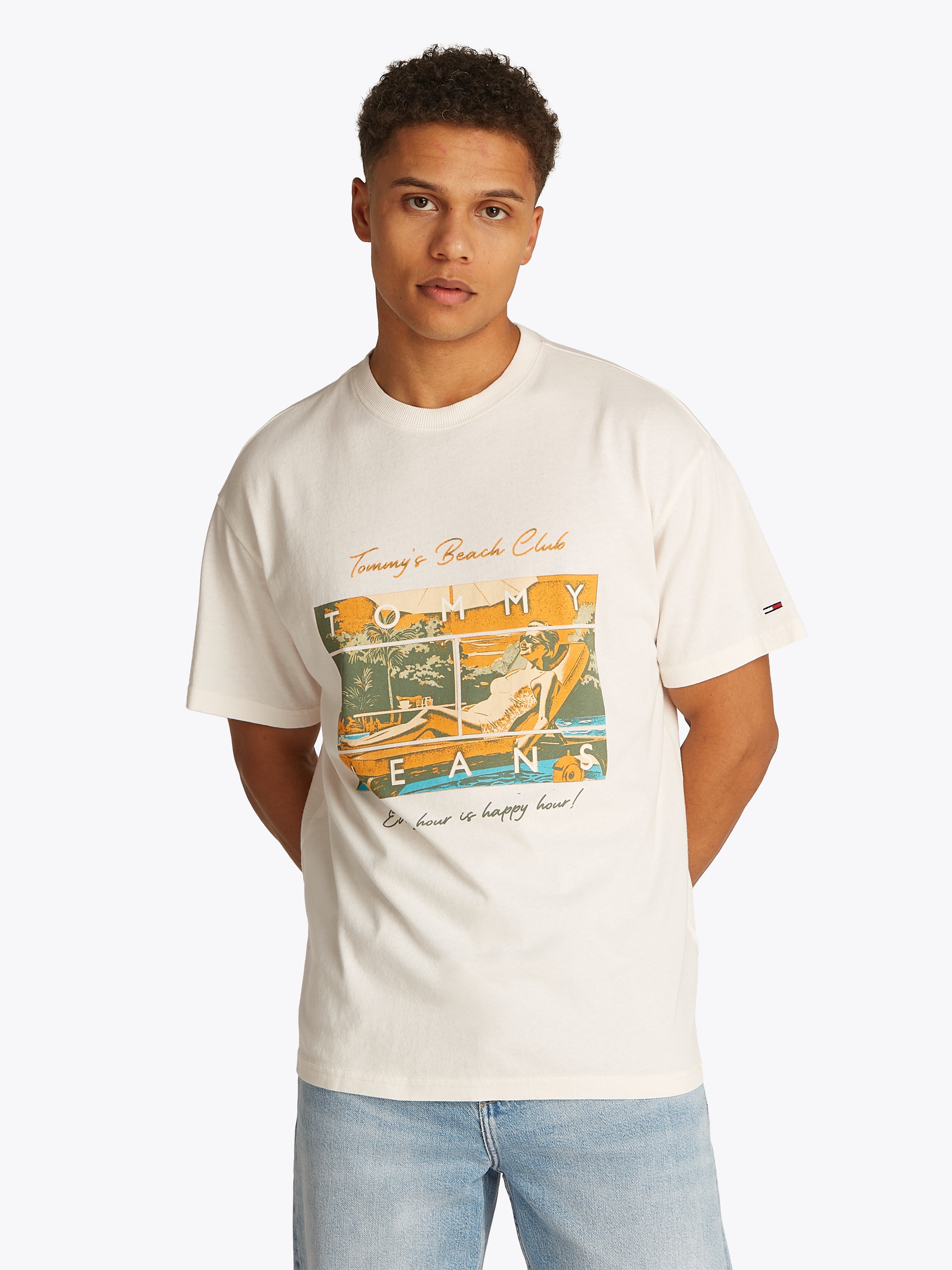 Tommy Jeans T-Shirt »TJM RLX BEACH CLUB GRAPHIC TEE«