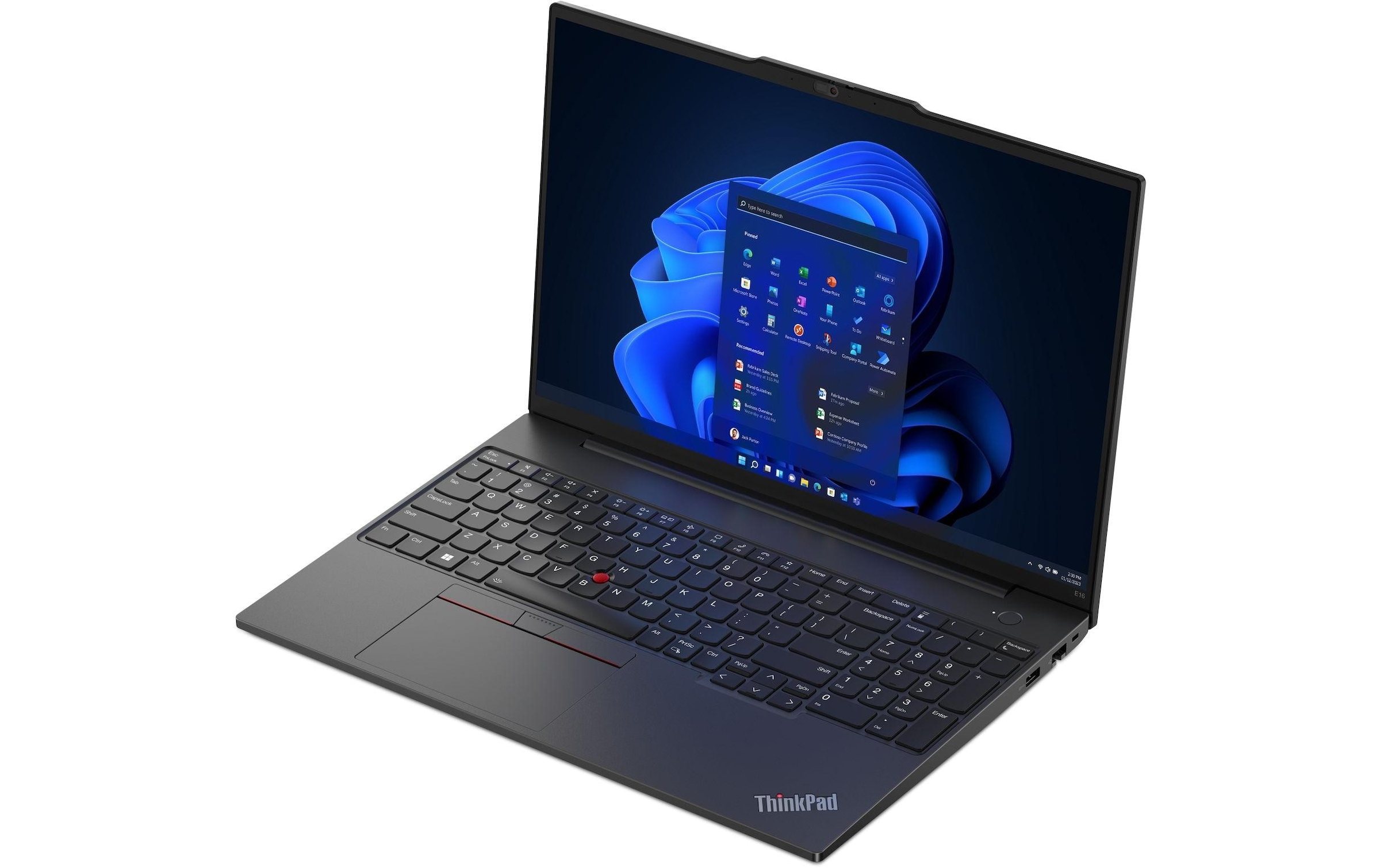 Lenovo Notebook »ThinkPad E16 Gen,1 (AMD)«, 40,48 cm, / 16 Zoll, AMD, Ryzen 7, Radeon Graphics, 1000 GB SSD