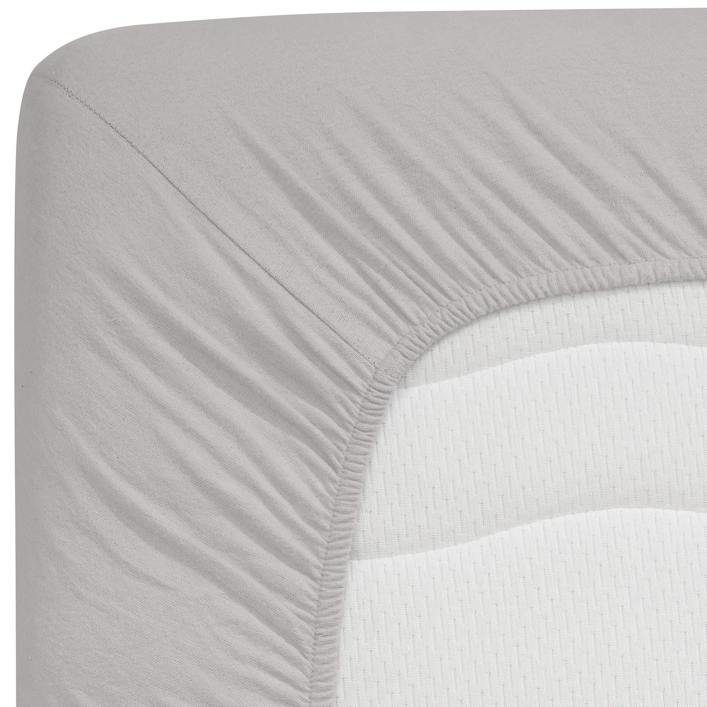 Home affaire Spannbettlaken »Cremona, in den Qualitäten: Baumwolle mit Elastan oder Biber«, Premium Qualität, Grösse ab 90x200 cm
