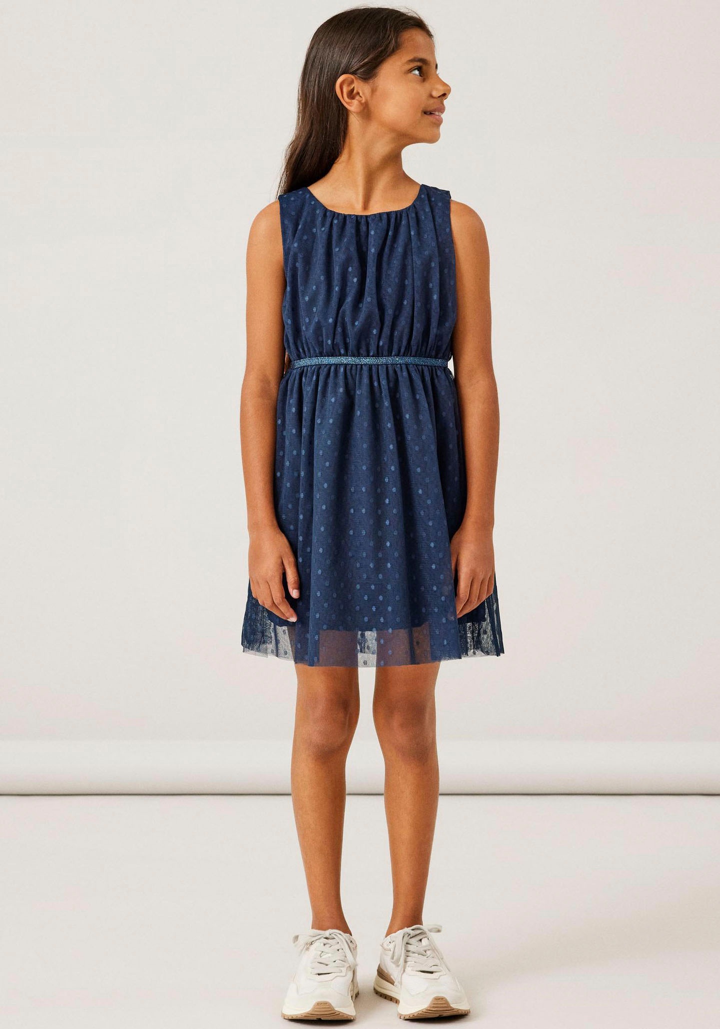 Name It Tüllkleid »NKFVABOSS SPENCER« Kunstfaser, elastische Taille mit Glitzereffekt