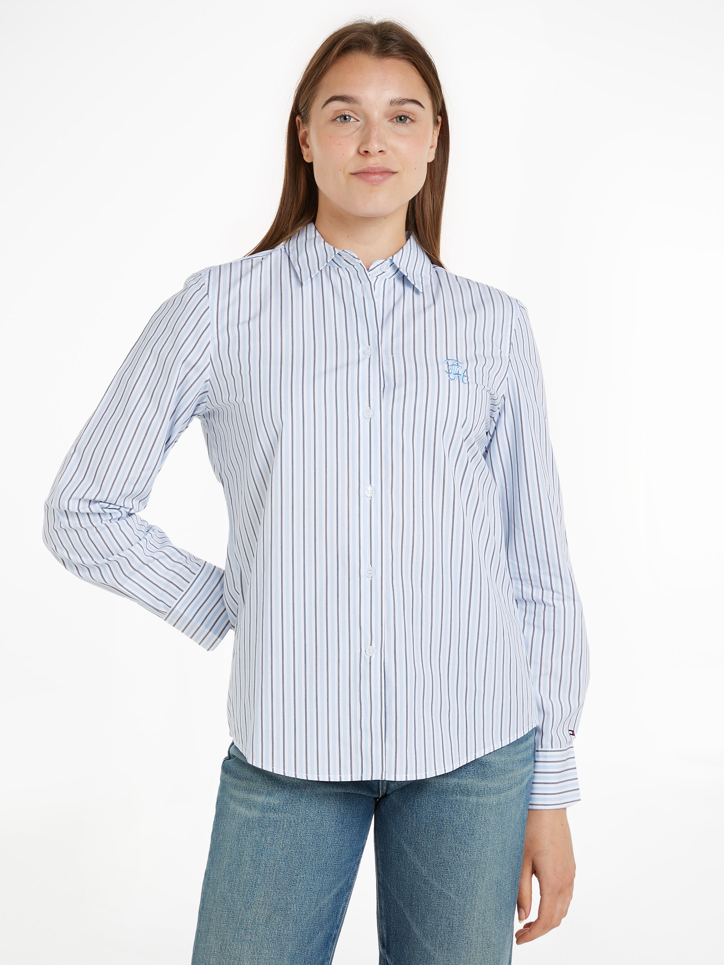 Hemdbluse »STRIPE REGULAR SHIRT«, mit Streifendessin