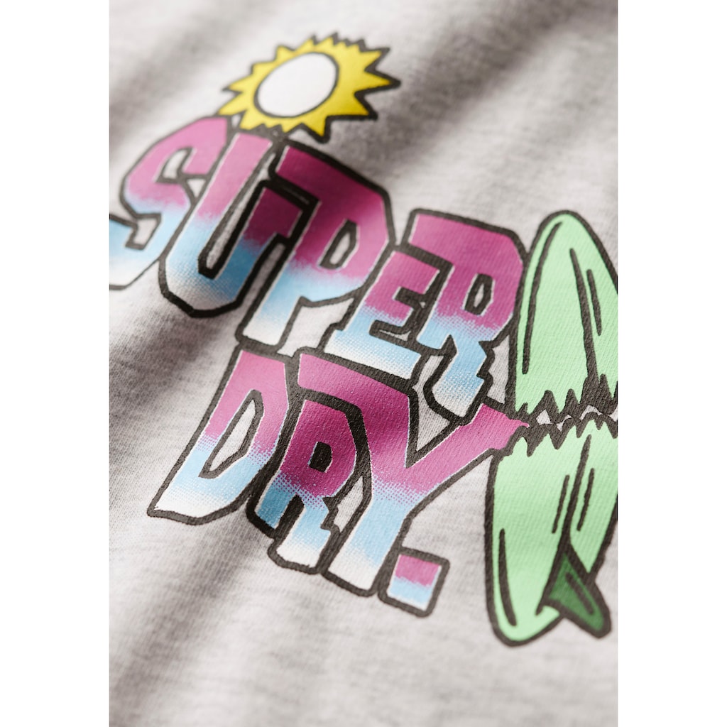 Superdry Print-Shirt »SD-NEON TRAVEL CHEST LOOSE TEE«