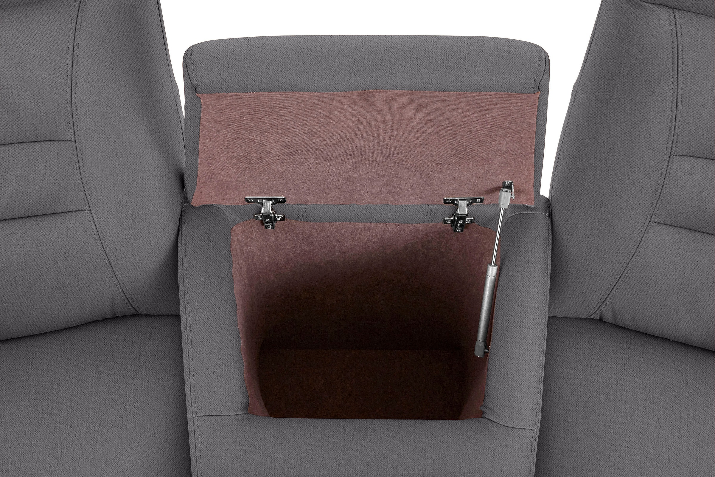exxpo - sofa fashion 2,5-Sitzer »Ascoli, Kinosofa mit hohem Sitzkomfort, bequeme Armlehnen«, inkl. Relaxfunktion, mit Ablage und Staufach, hohe Rückenlehne