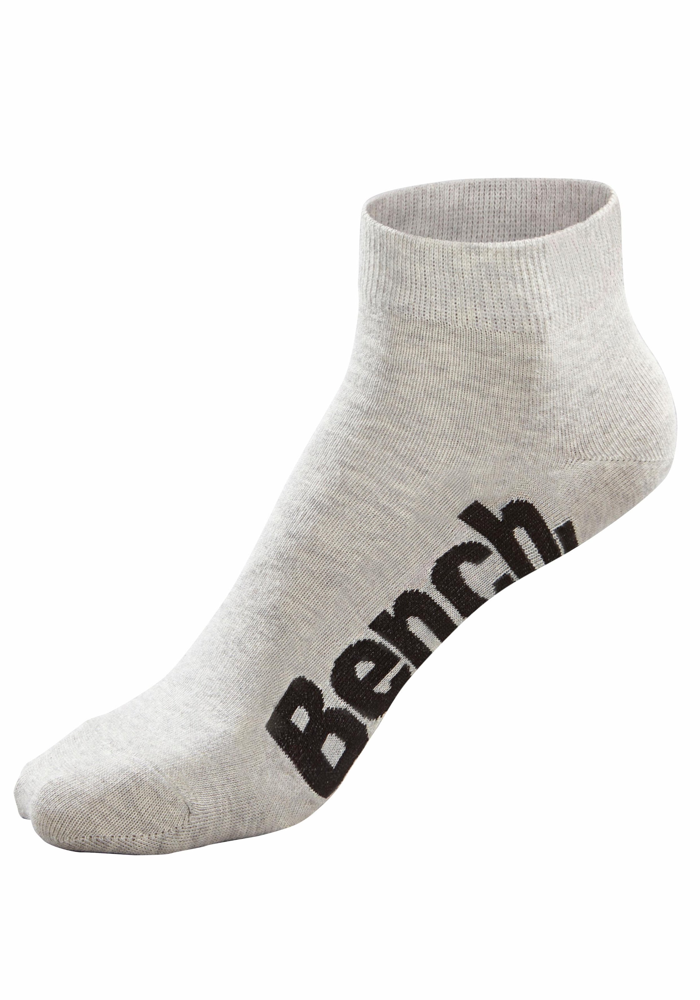 Bench. Kurzsocken, (Set, 6 Paar), mit komfortablem Rippbündchen