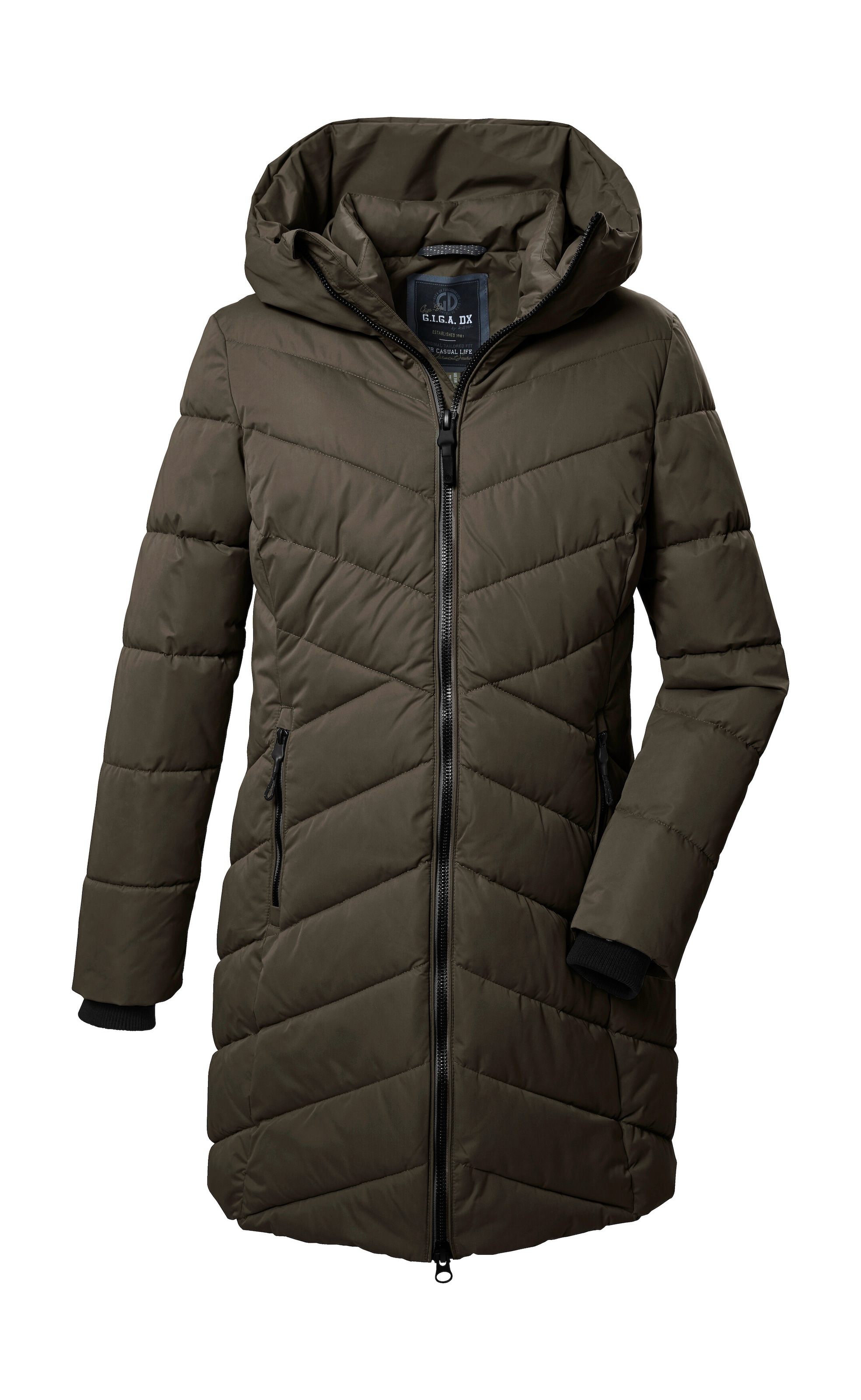 G.I.G.A. DX by killtec Steppmantel »GW 17 WMN QLTD PRK« Schmaler, wasserabweisender Damenparka mit 8.000 mm Wassersäule