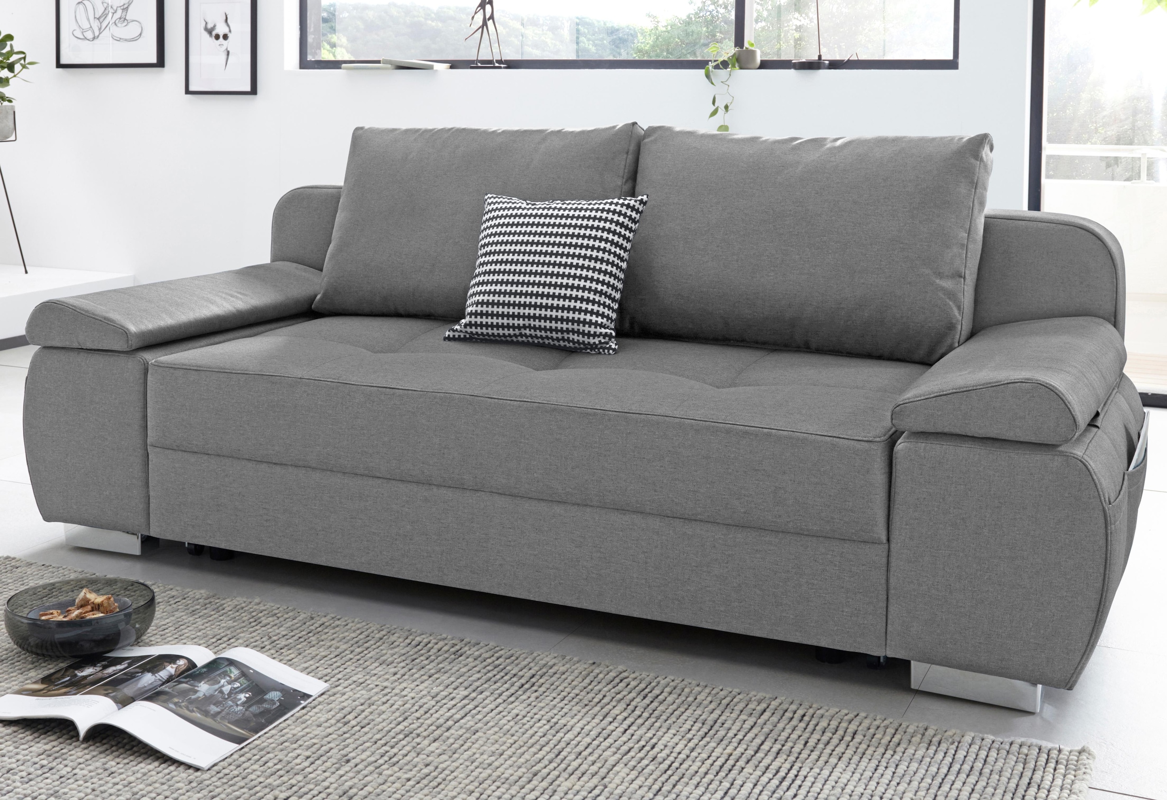 COLLECTION AB Schlafsofa »Pumo«, mit Boxspring-Aufbau, Bettfunktion und ...