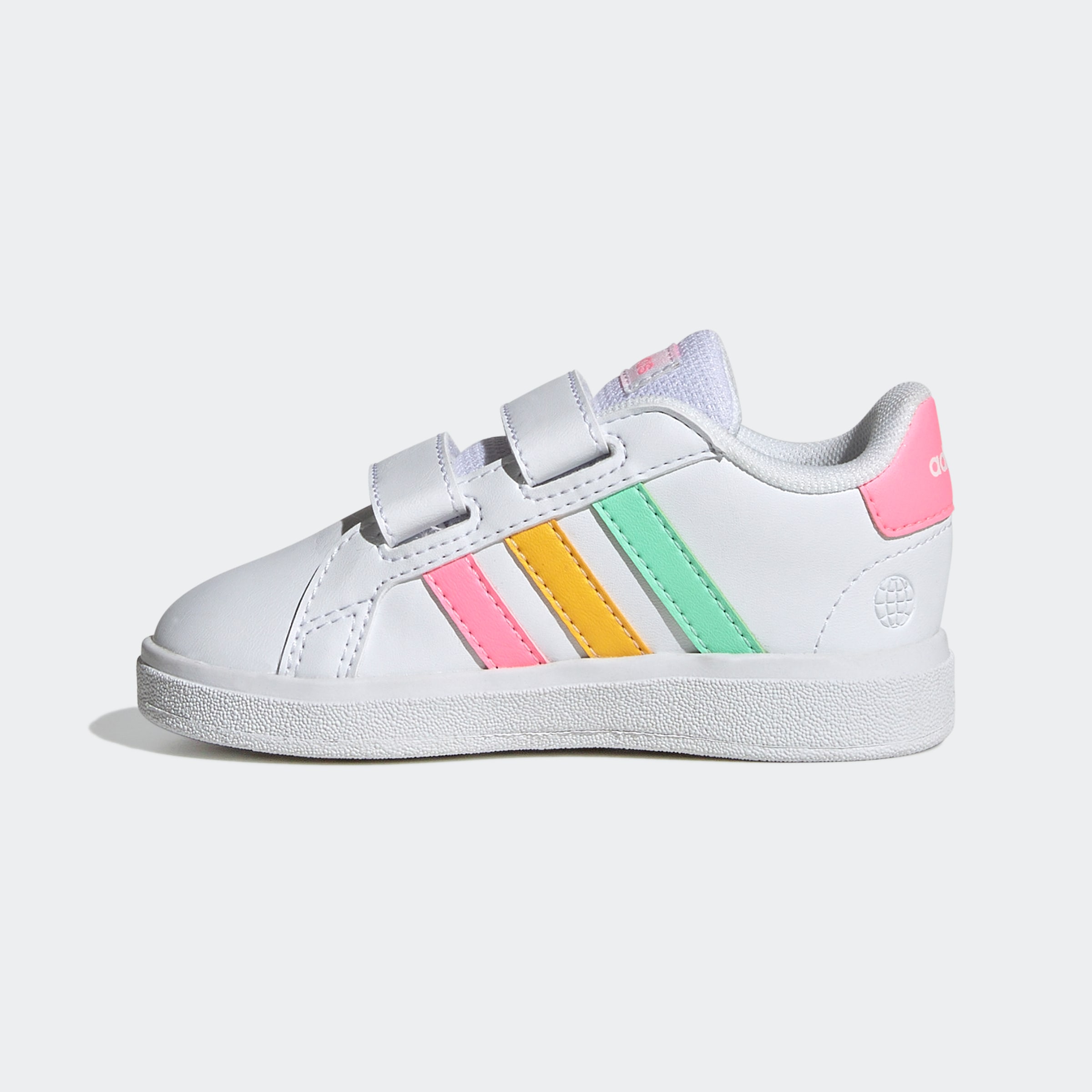adidas Sportswear Sneaker »GRAND COURT LIFESTYLE HOOK AND LOOP«, für Kinder, Design auf den Spuren des adidas Superstar