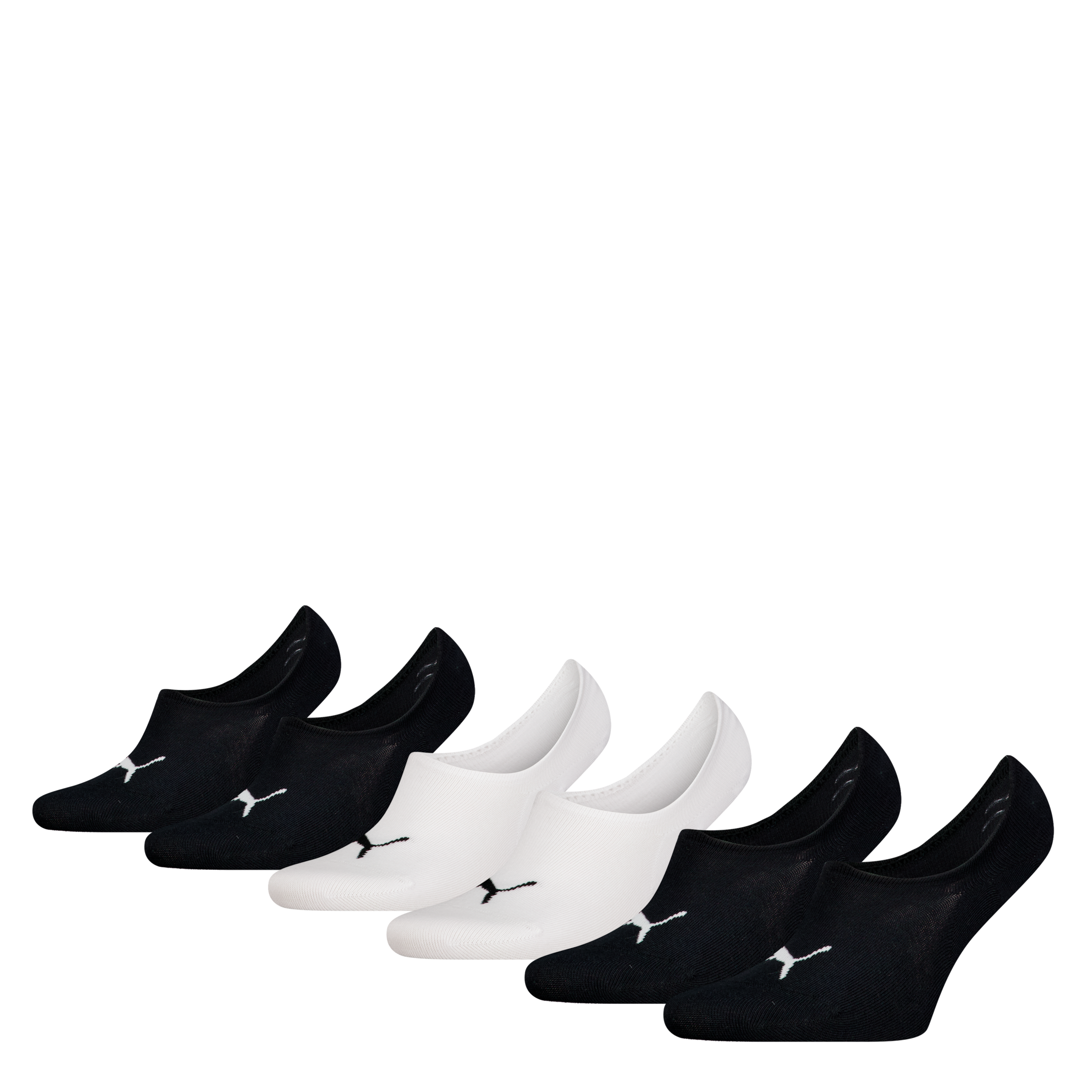 PUMA Füsslinge »PUMA UNISEX FOOTIE HIGHCUT 6P ECOM« 6 Paar, Mit eingestricktem Logo