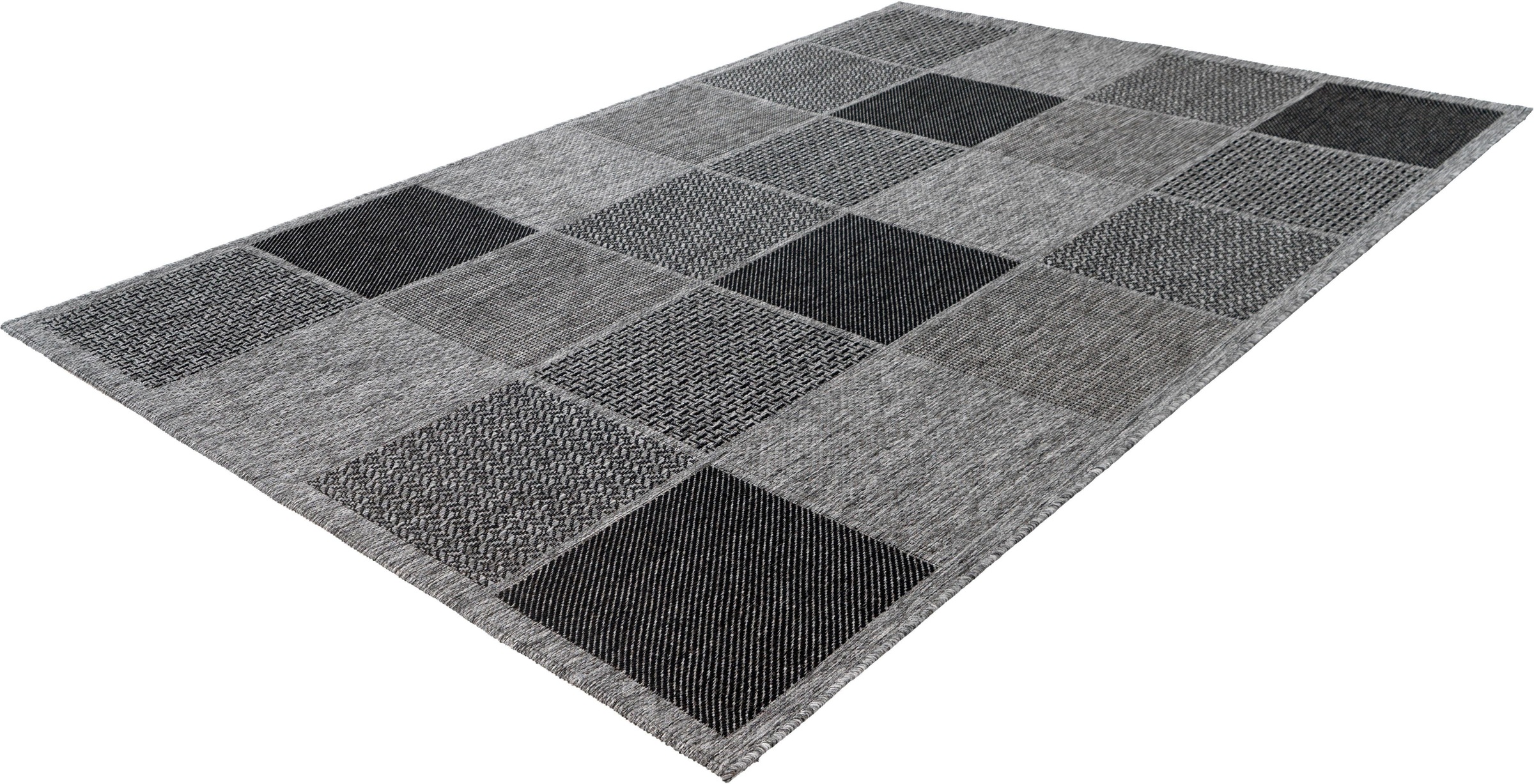 calo-deluxe Teppich »Perugia 1040«, rechteckig, 7 mm Höhe, In- und Outdoor geeignet, Wohnzimmer
