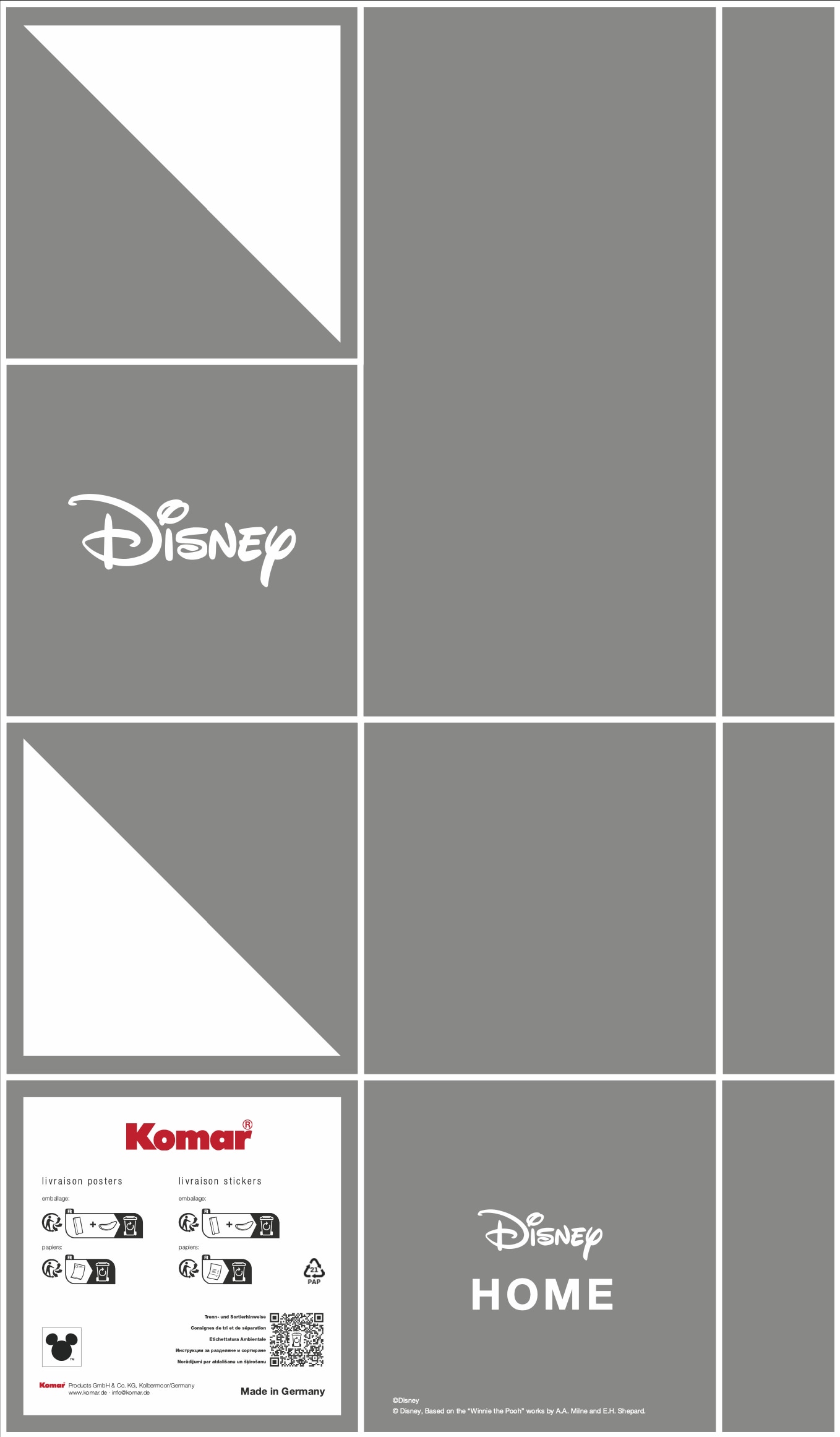 Komar Wandbild »Disney Minnie Mouse You Can Do Big Things«, Disney, (Set, 1 St.), 50 x 70 cm (Breite x Höhe) - Kinderzimmer, Dekoration