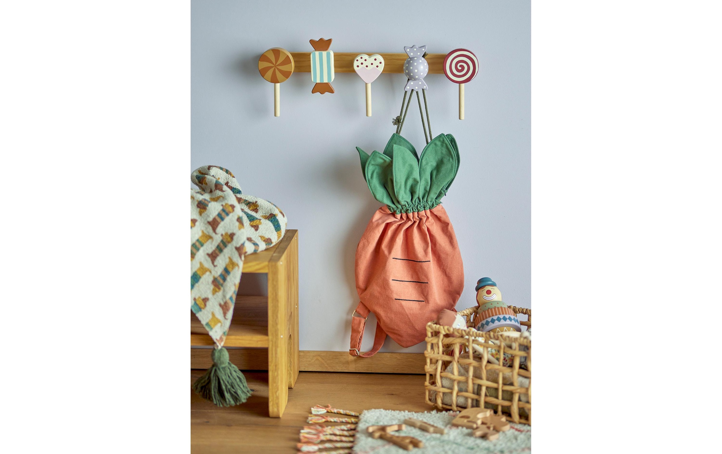 Bloomingville Garderobenleiste »Rudy 42 x 14 x7 cm MDF«