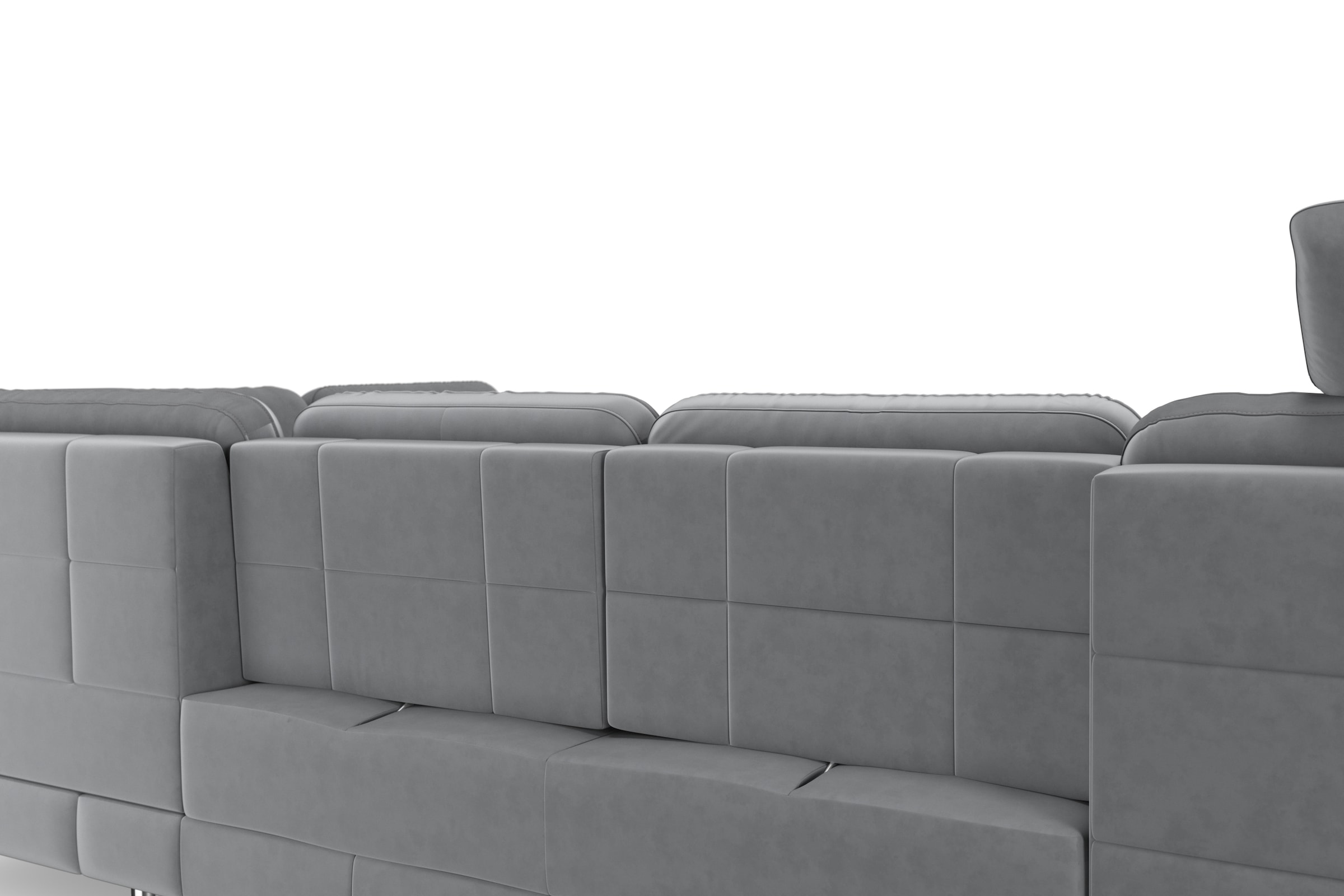 sit&more Wohnlandschaft »Bendigo U-Form«, inklusive Sitztiefenverstellung, Bodenfreiheit 12 cm, in 2 Fussfarben