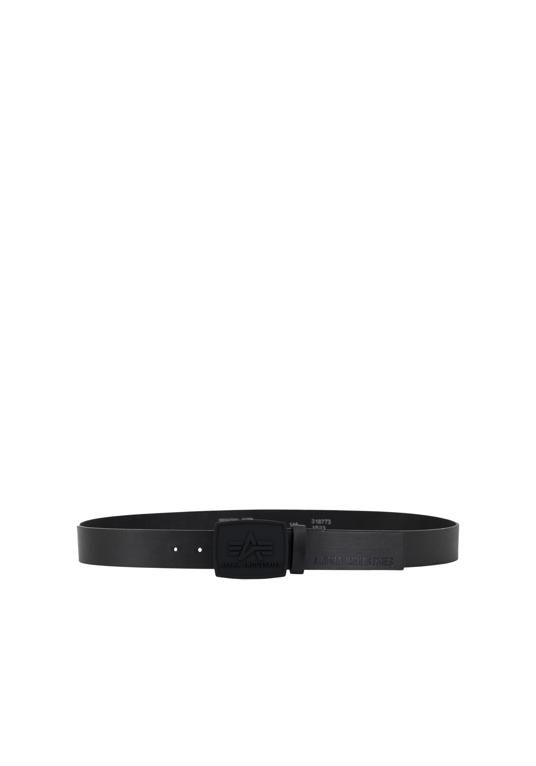 Alpha Industries Ledergürtel "All Black Belt"